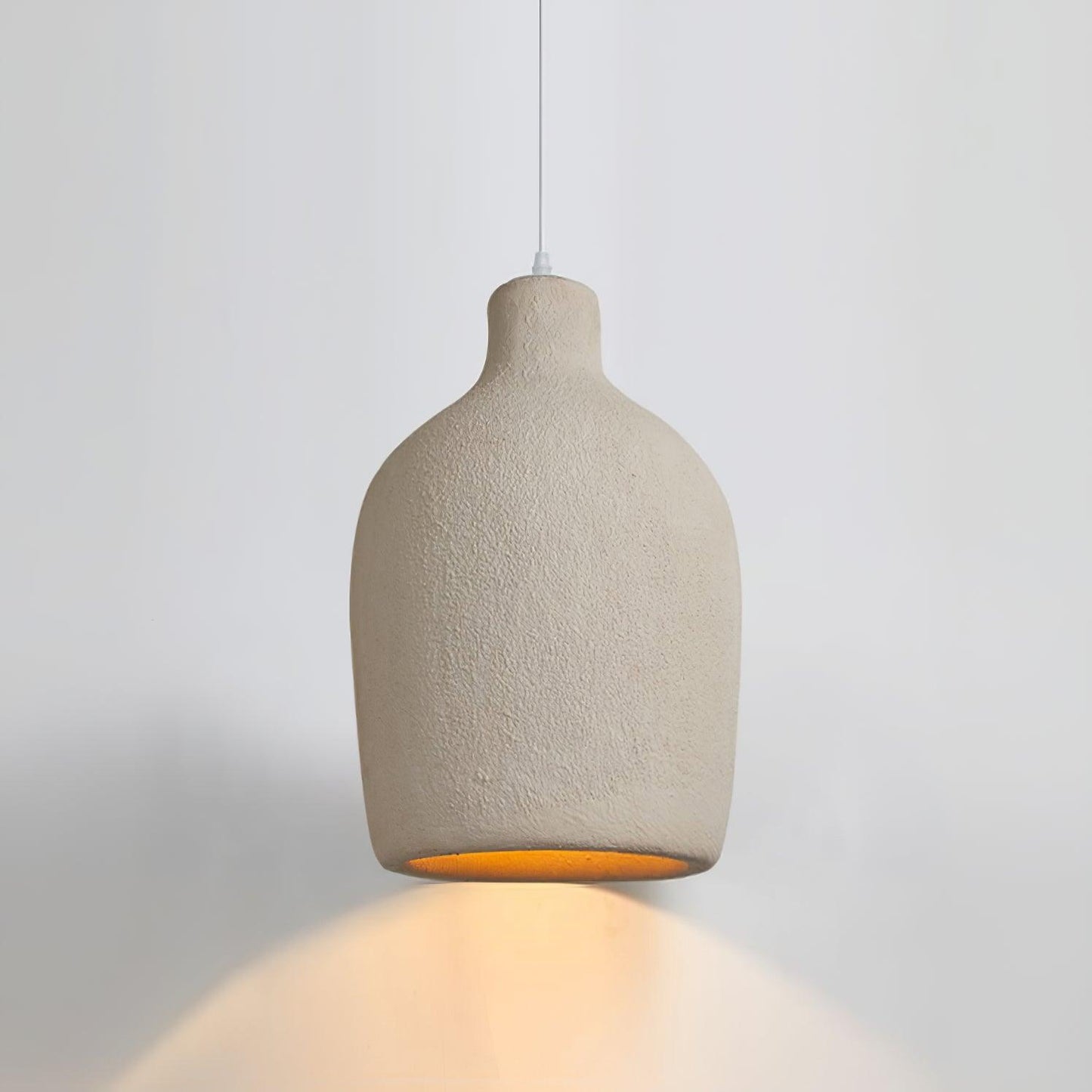 Barrel Shape Pendant Light ? 10.2″ x H 18.1″ / Dia 26cm x H 46cm / Beige Pendant light