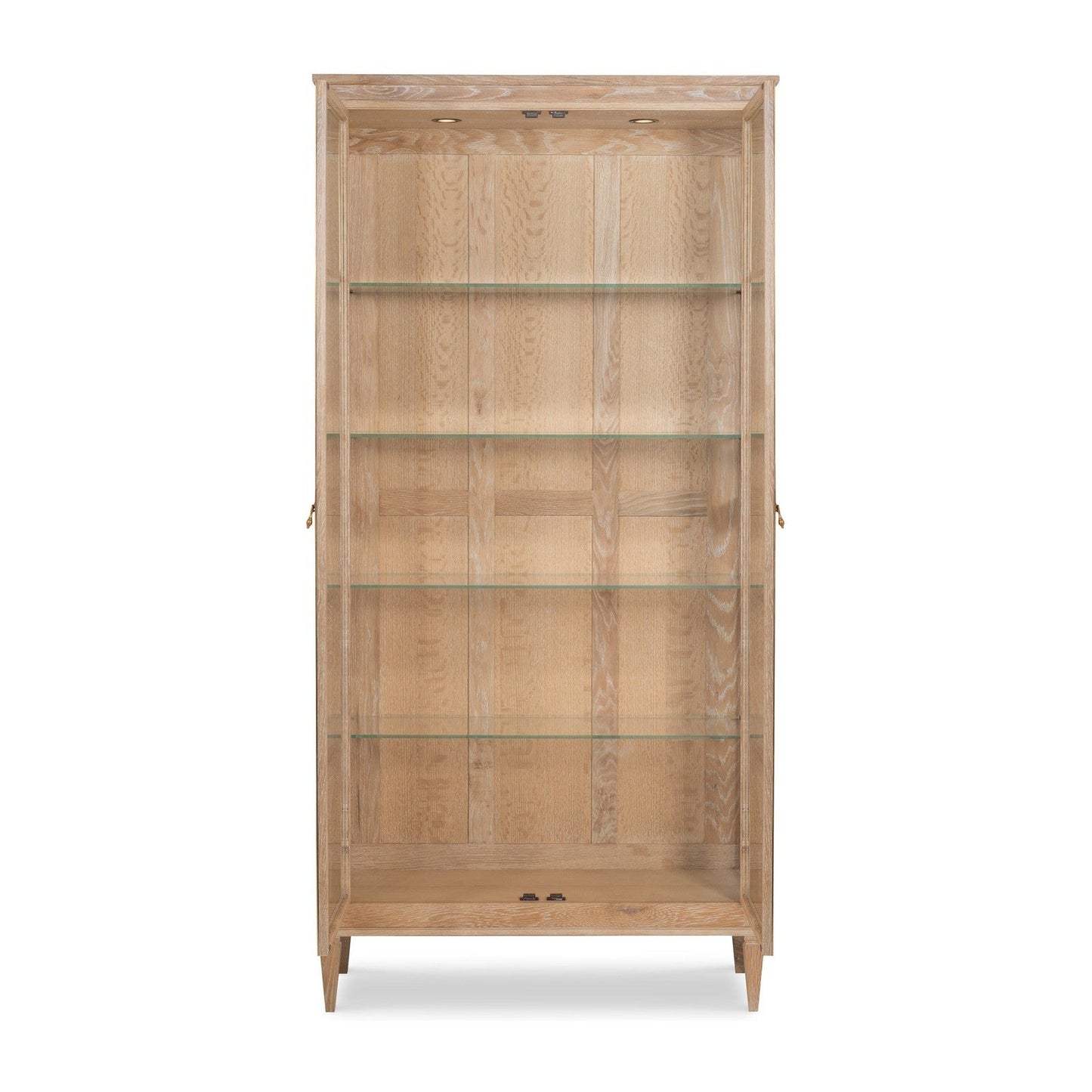Century Furniture Maison 47 Stocked Brass Front Curio