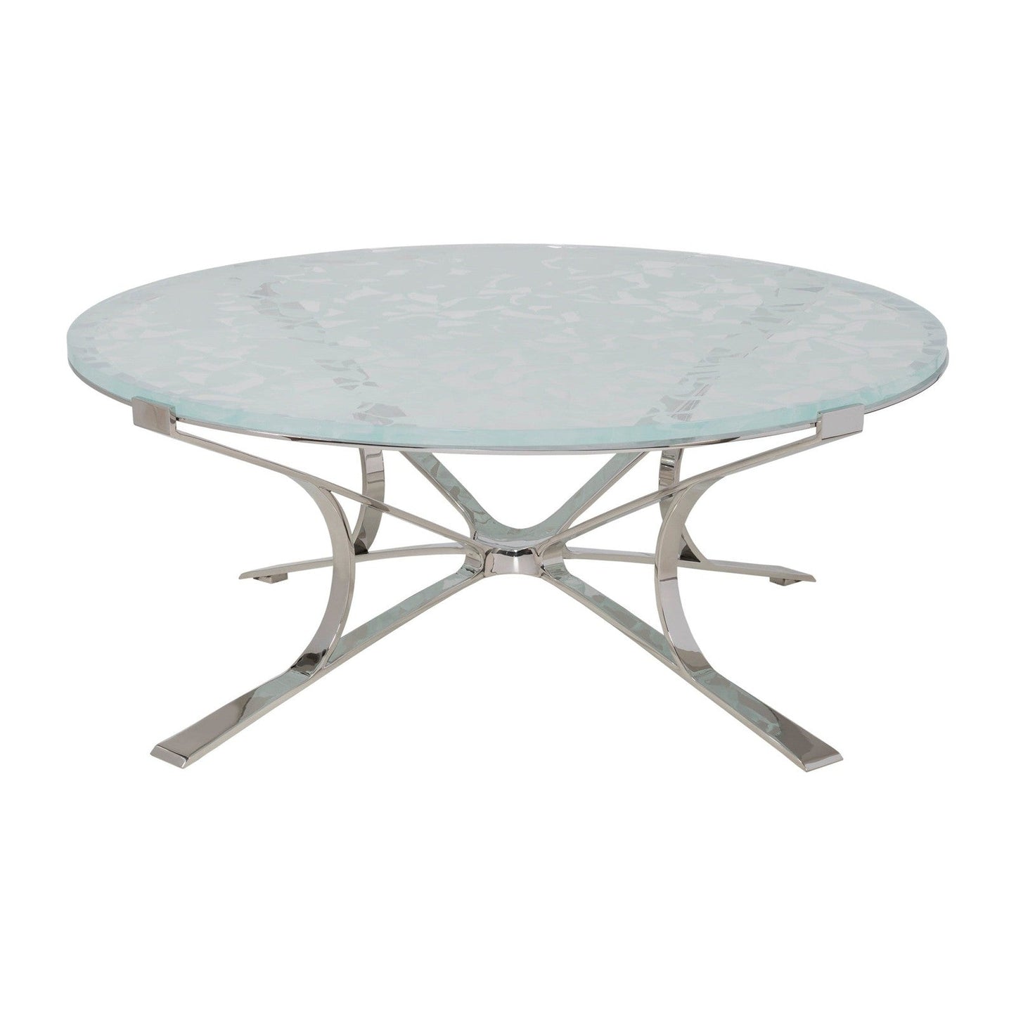 Artistica Home Signature Designs Snowscape Round Cocktail Table DSC