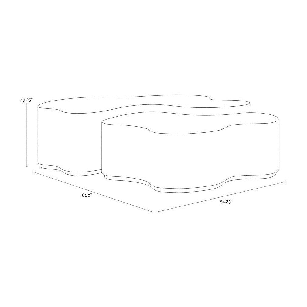 Sunpan Boise Nesting Coffee Tables (- Set of 2)