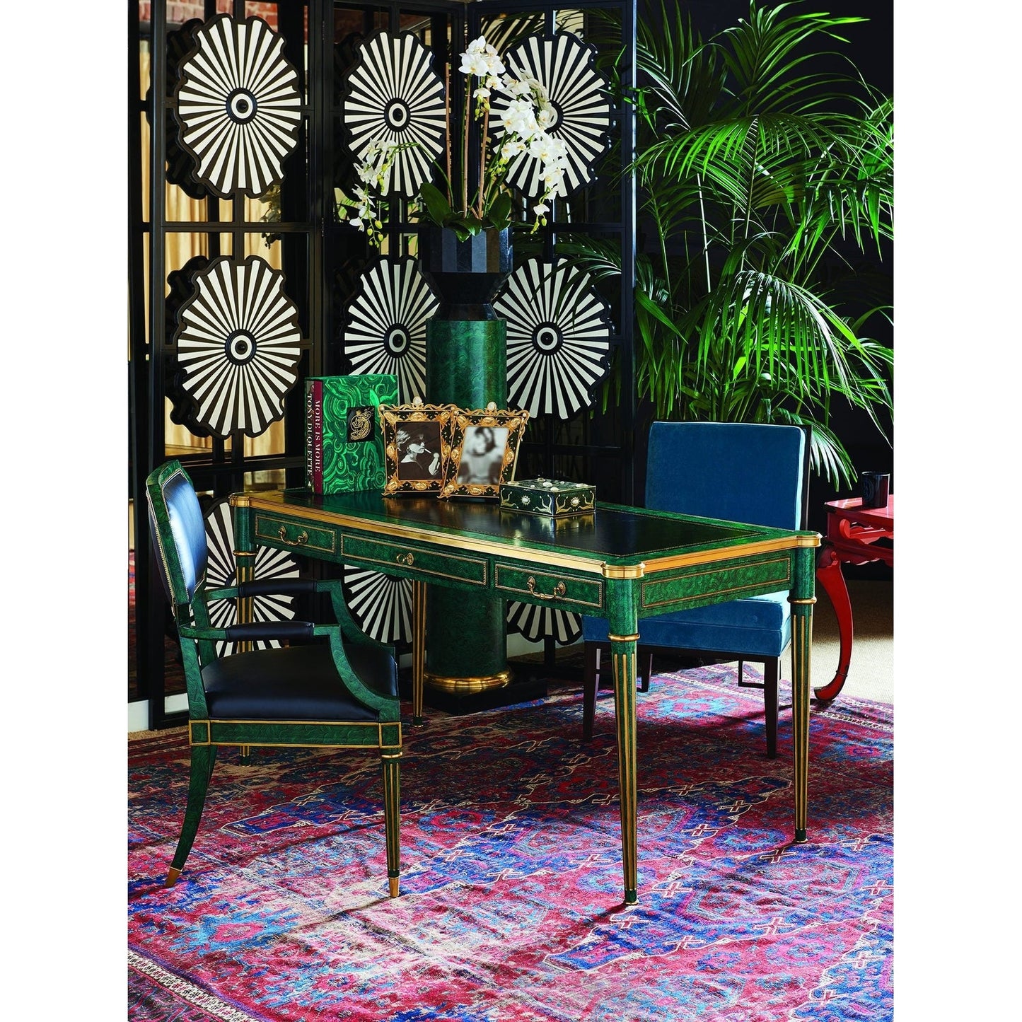 Maitland Smith Malaquita Desk