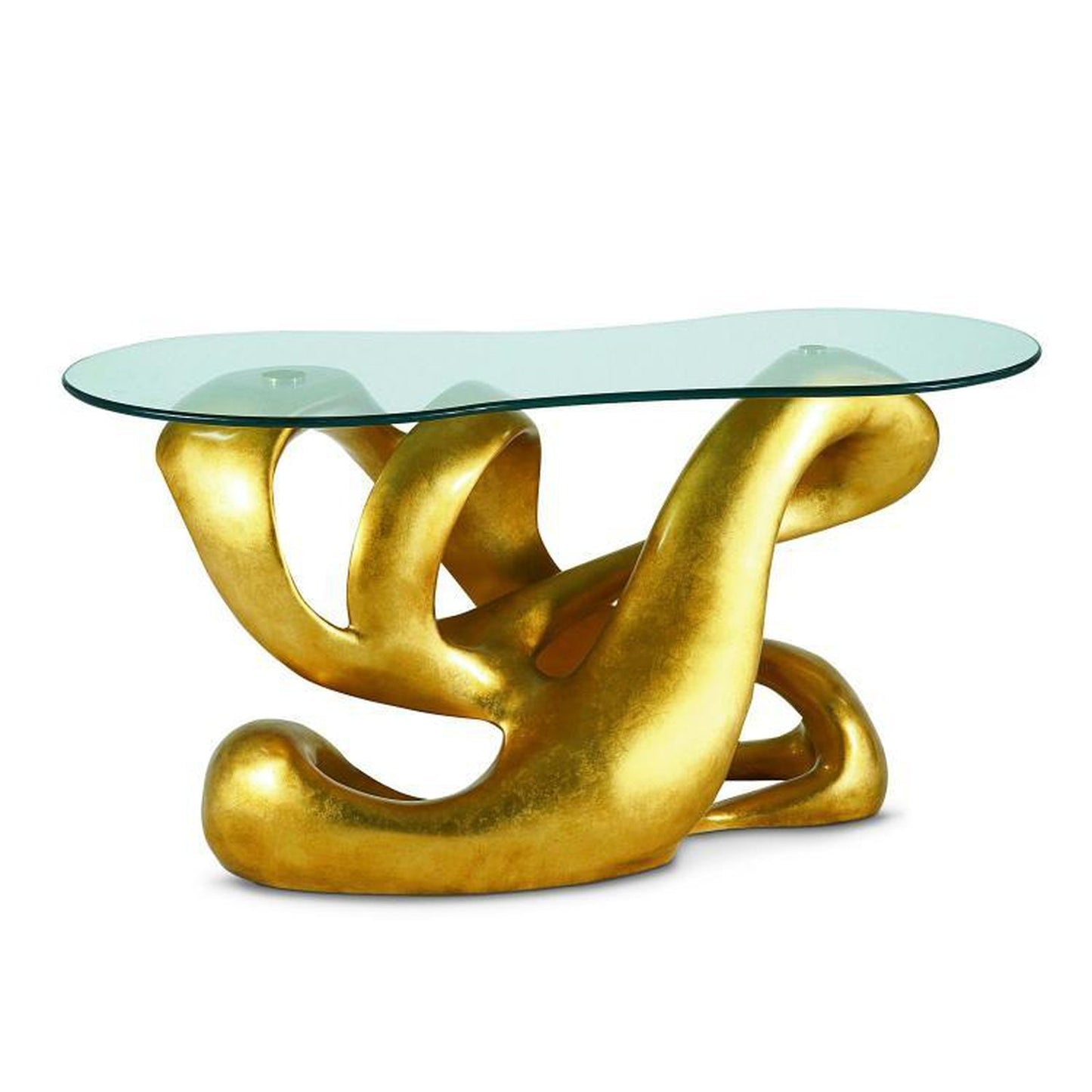 Maitland Smith Biomorphic Console Table DSC