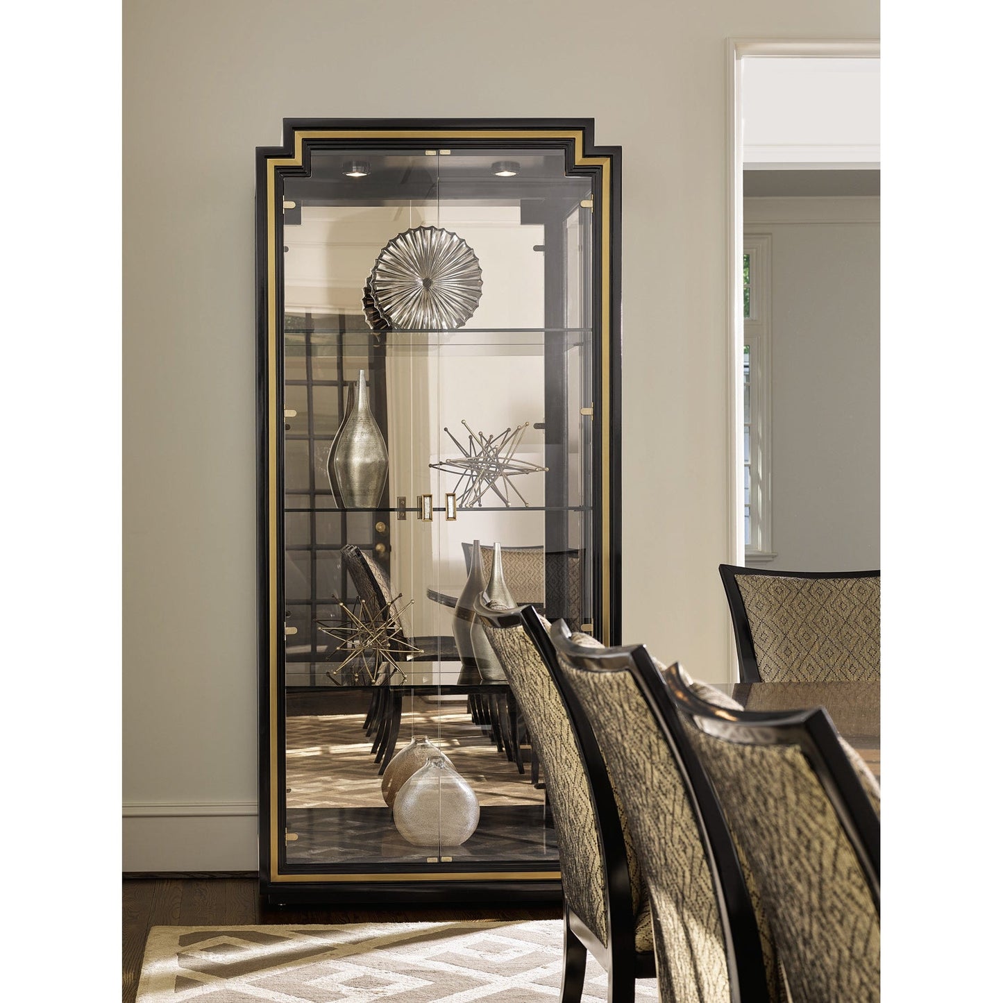 Maitland Smith Lyric Display Cabinet (C-LY09)