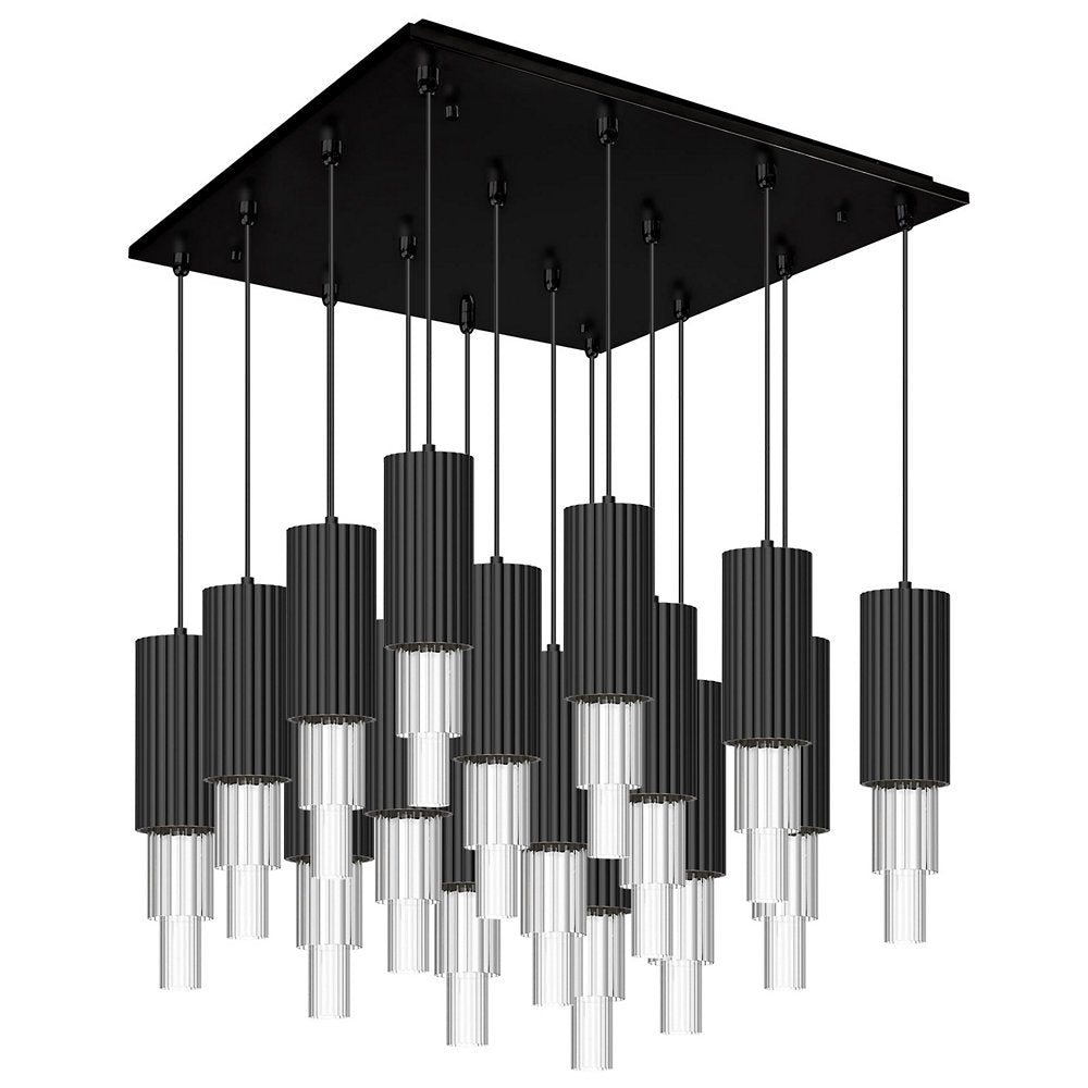 Bordeaux Square LED Multi Light Pendant