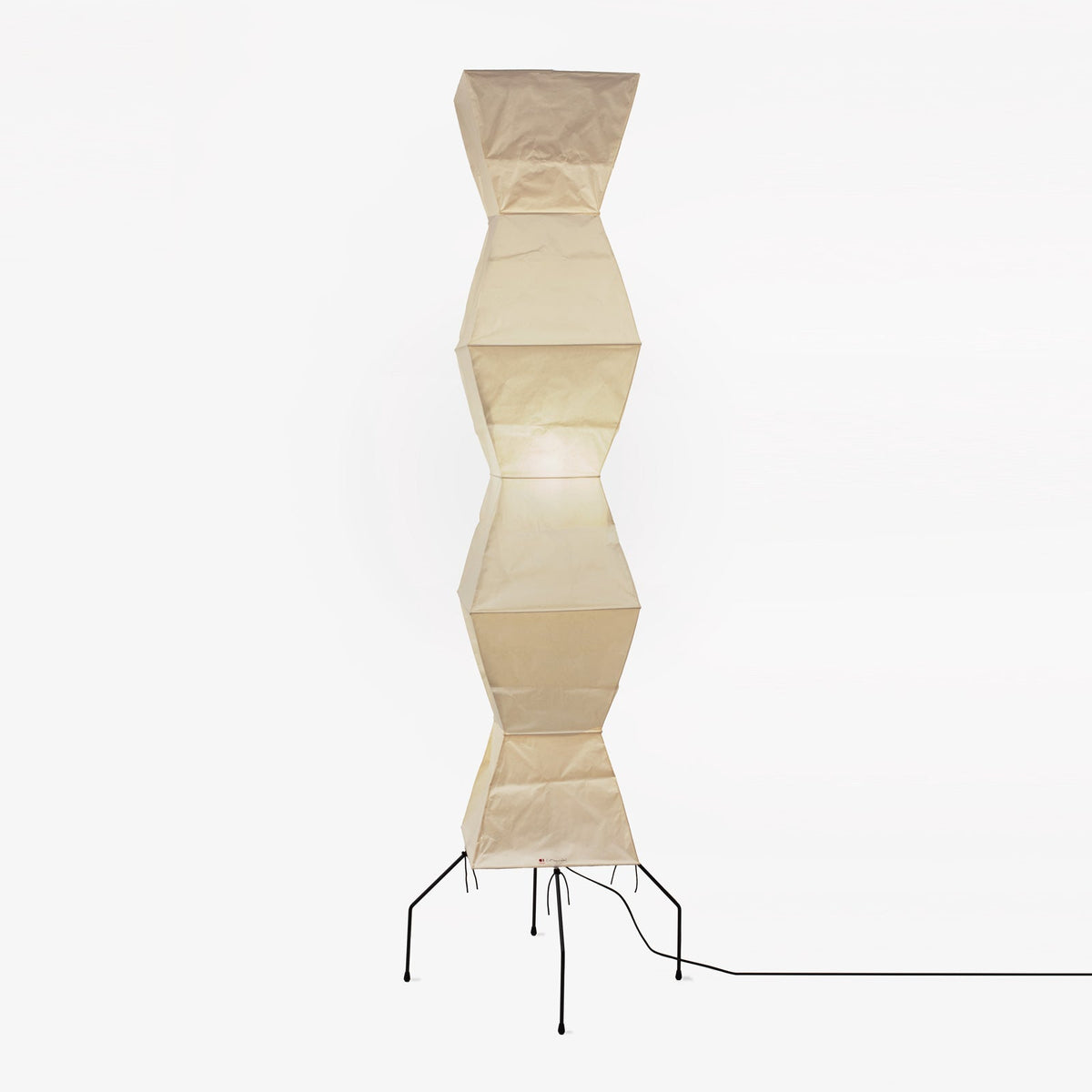 Rice Paper Floor Lamp Dia 20.4″ x H 74″ / Dia 52cm x H 188cm / White / US Plug Floor lamp