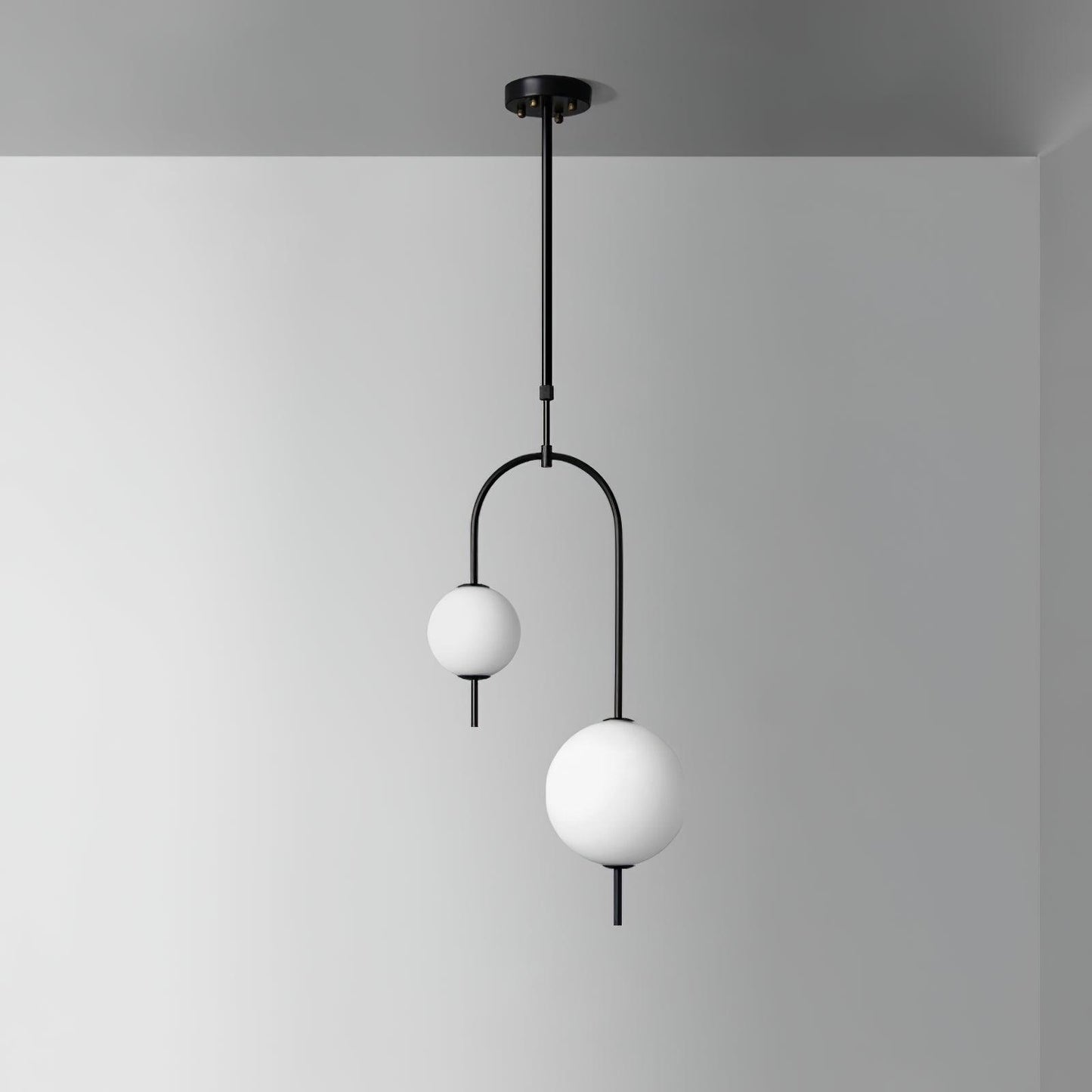 Alina Pendant Light Style B Dia 14.9″ x H 39.4″ / Dia 38cm x H 100cm / Black & White / Warm White Pendant light