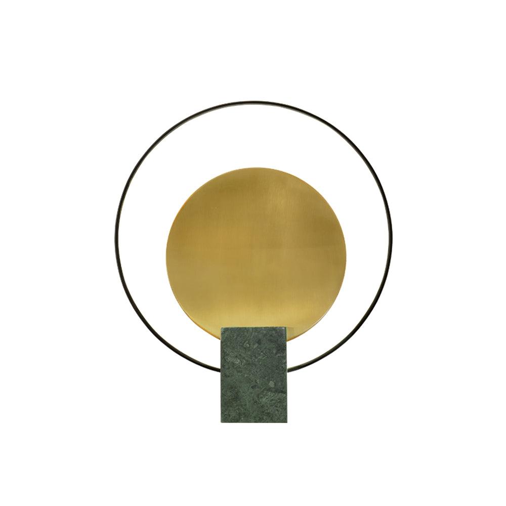 Amos Camden Table Lamp Dia 16.1″ x H 18.5″ / Dia 41cm x H 47cm / Green + Gold / US plug Table lamp