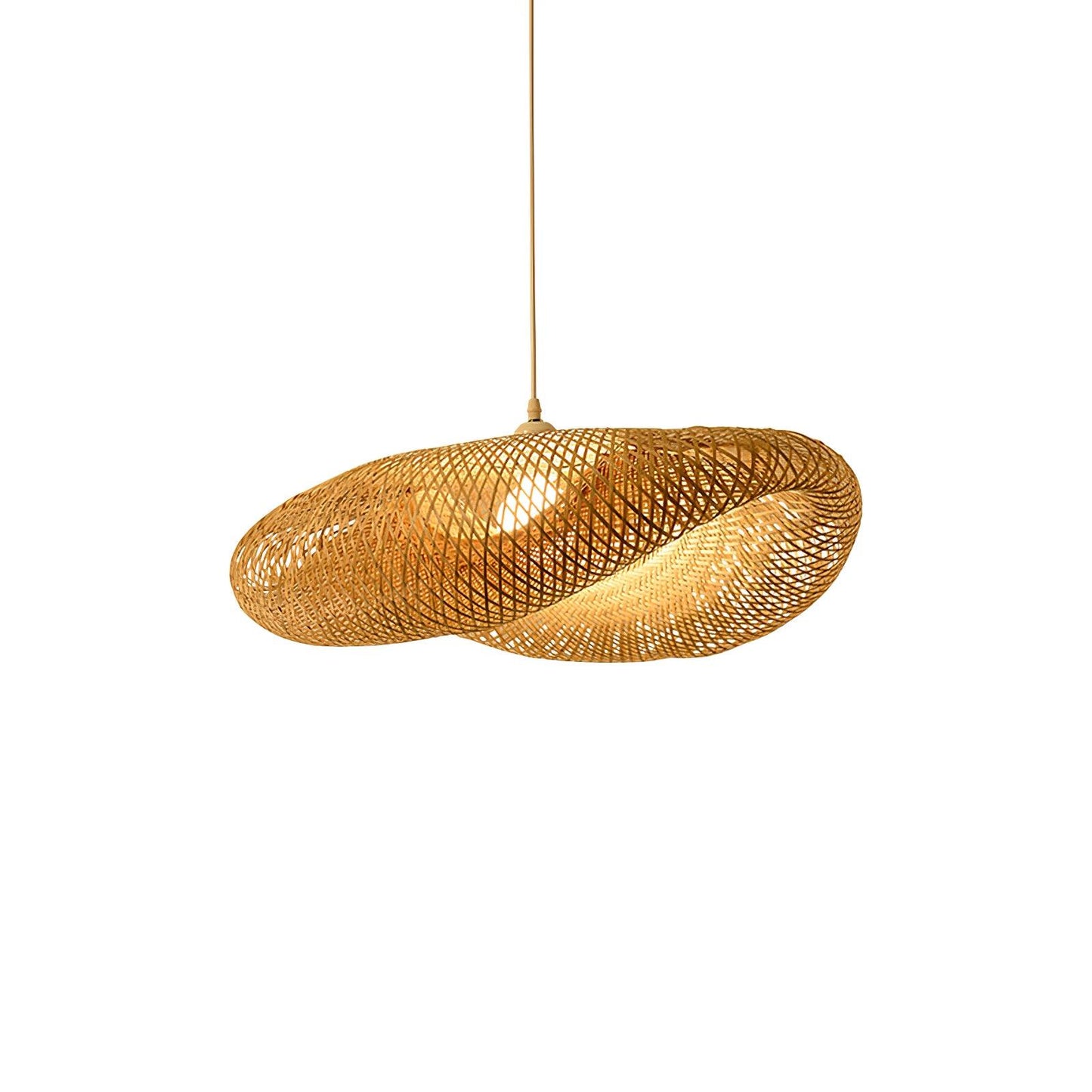 Bamboo Weaving Pendant Lamp ? 39.4″ x H 59″ / Dia 100cm x H 150cm / Bamboo nature colour Pendant light