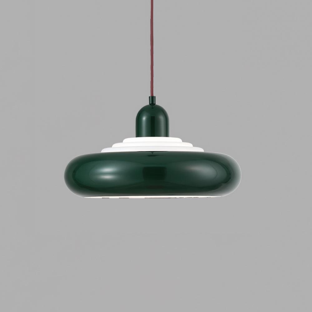 Cabras Pendant Lamp ? 14.2″ x H 7.9″ / Dia 36cm x H 20cm / Dark Green Pendant light