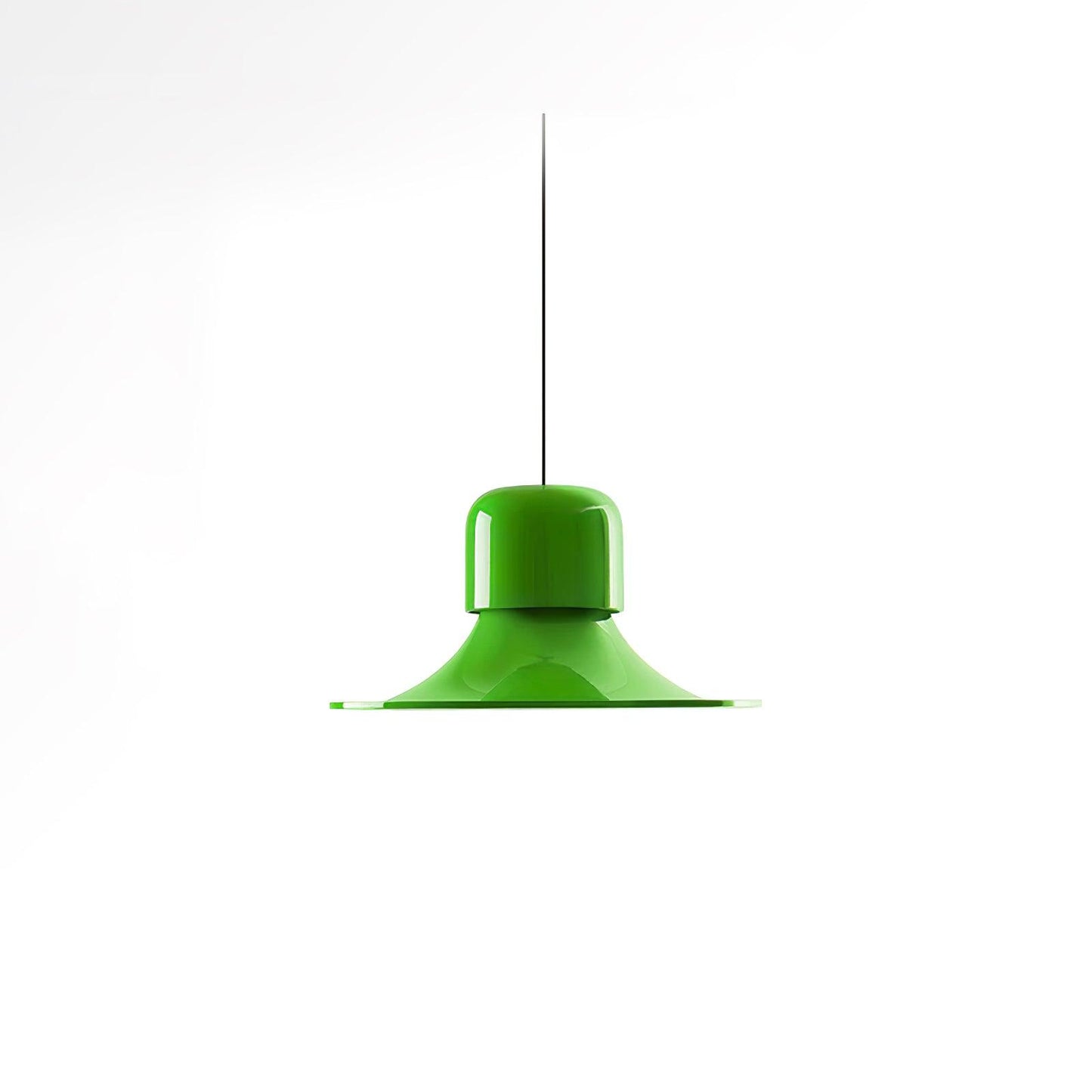 Campana Pendant Light Dia 25.2″ x H 12.8″ / Dia 64cm x H 32.6cm / Green / Warm White Pendant light