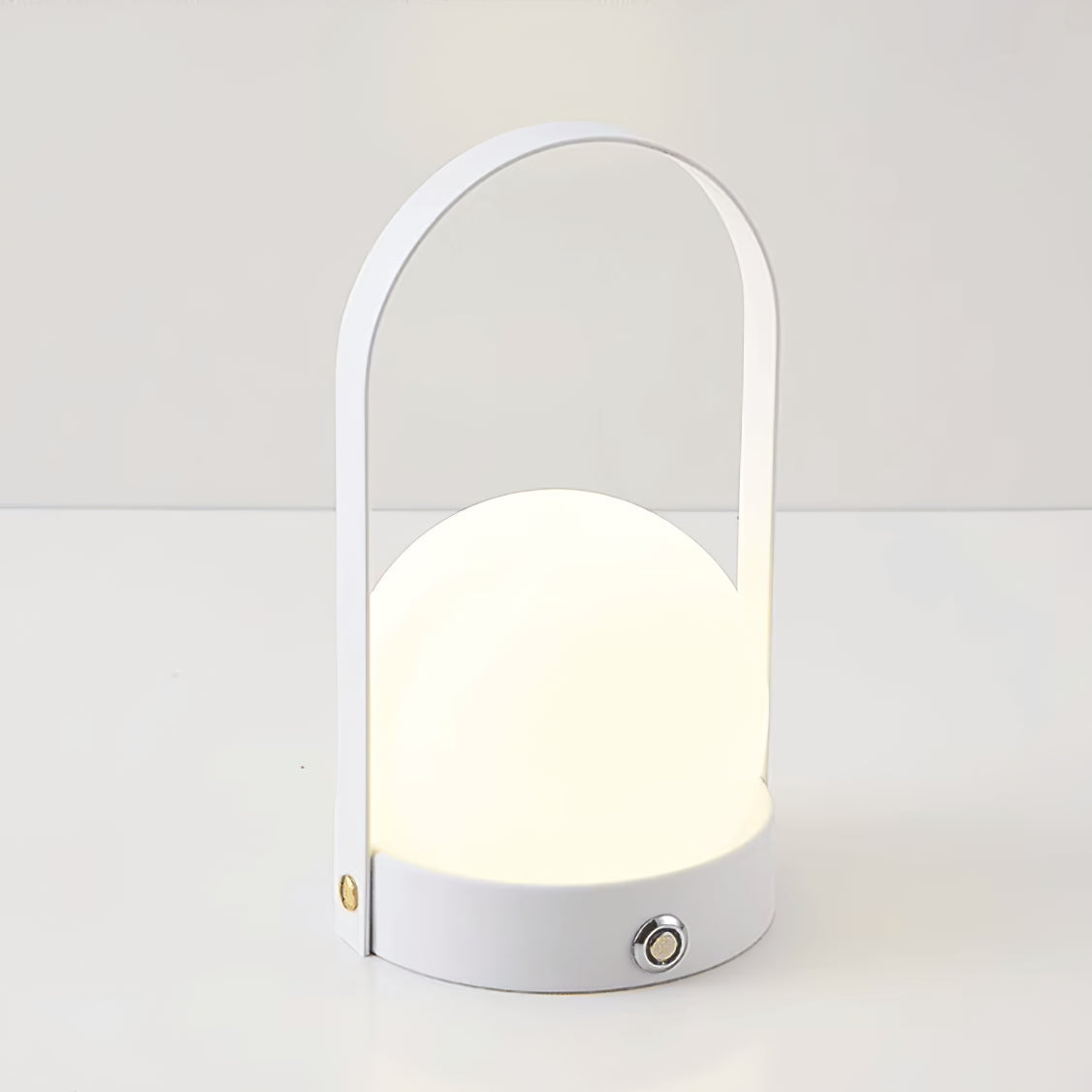 Carrie Built-in Battery Table Lamp ? 5.9″ x H 9.3″ / Dia 15cm x H 23.5cm / White / Three-Color Changing Light Table lamp
