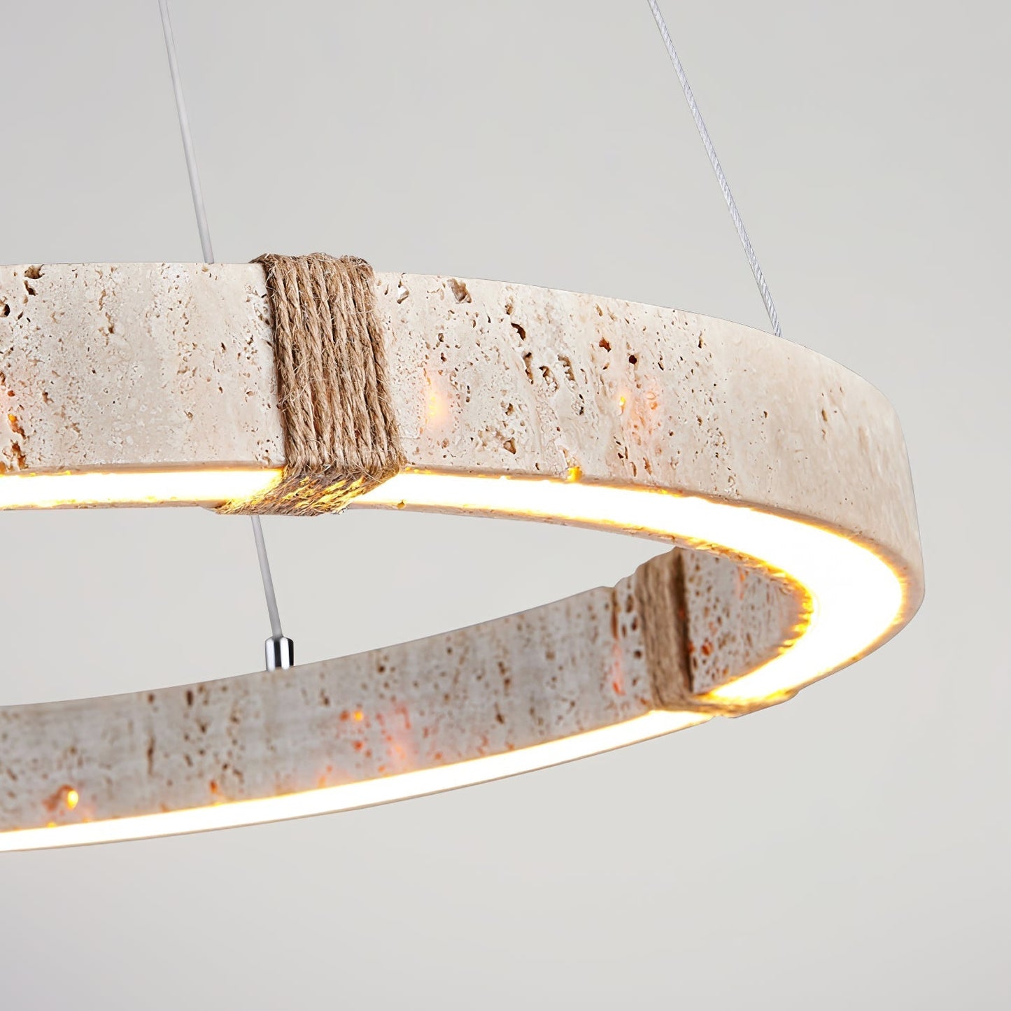 Circle Travertine Pendant Lamp 1001 pendant Lamp