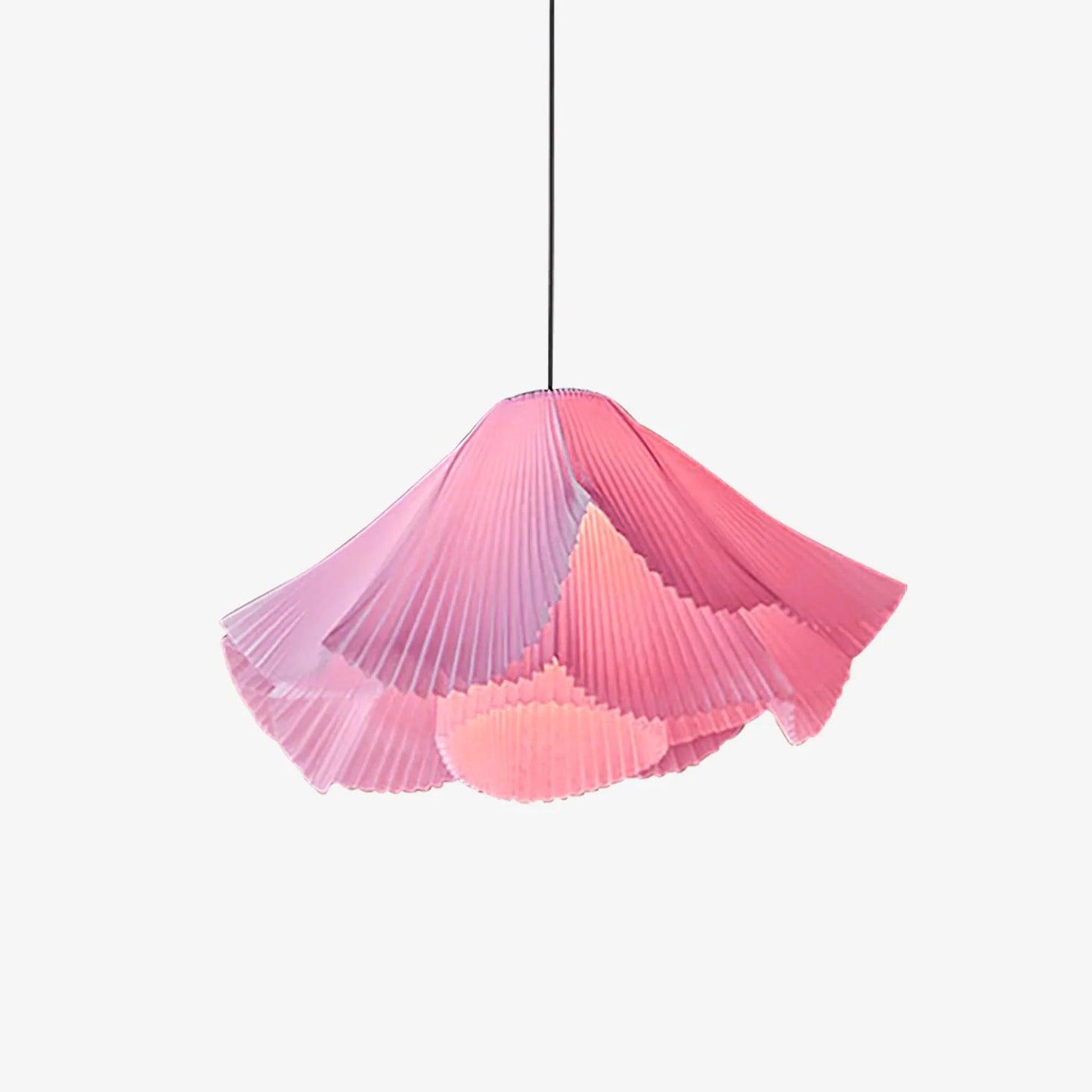 Coral Pleats Pendant Lamp ? 19.7″ x H 15.7″ / Dia 50cm x H 40cm / Pink Pendant light