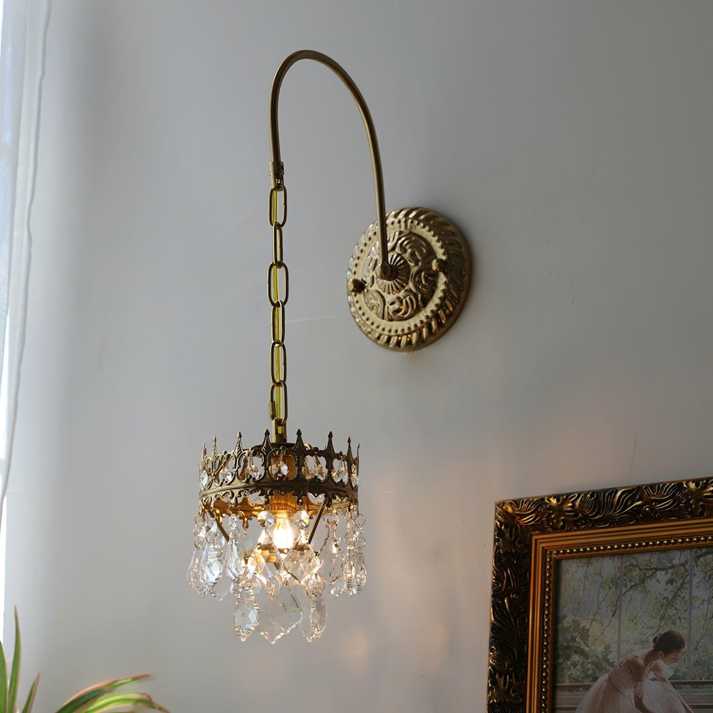 Crystal Crown Sconce Wall lamp