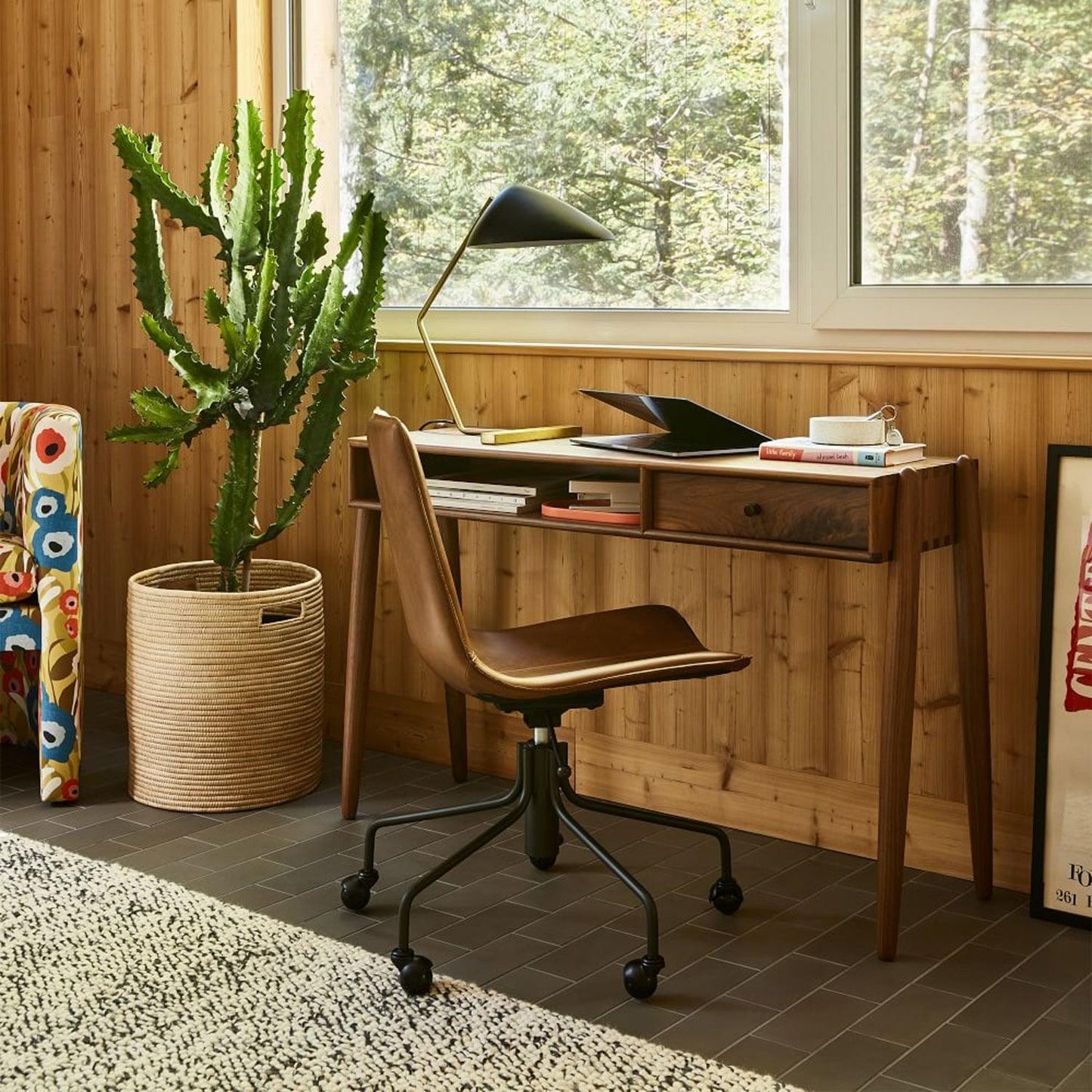 Curvilinear Mid-Century Table Lamp Table lamp