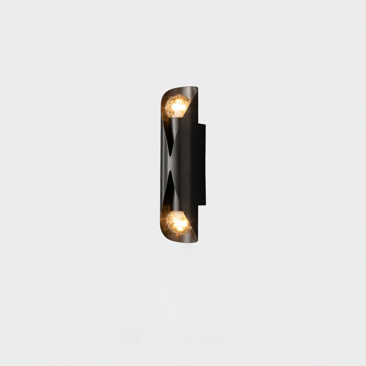Diamonds Brass Wall Lamp Dia 2.2″ x H 9.1″ / Dia 5.5cm x H 23cm / Black Wall lamp