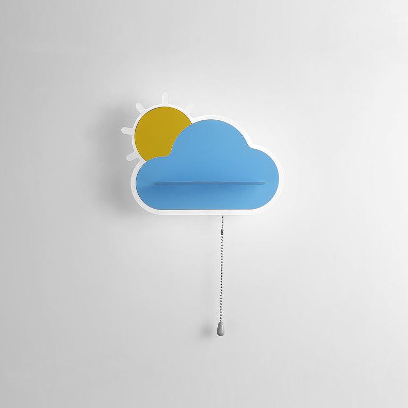 Dreamier Cloud Wall Lamp ? 10.4″ x H 5.9″ / Dia 26.5cm x H 15cm / Blue / Warm Light Wall lamp