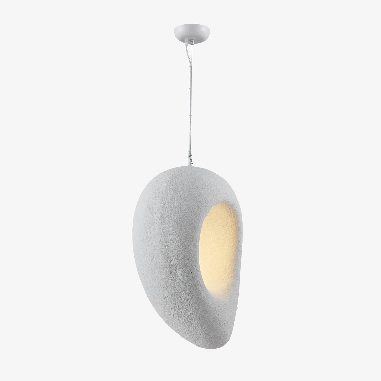 Edna Pendant Lamp Model C Dia 15.7″ x H 24.8″ / Dia 40cm x H 63cm / White Pendant light