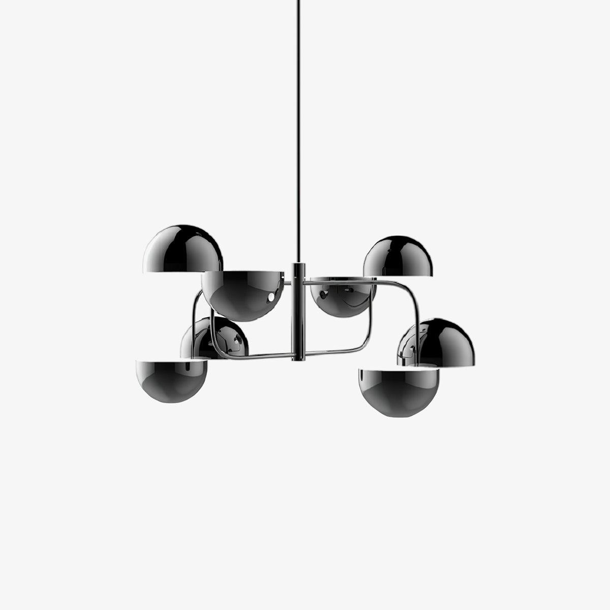 Elisabeth Penta Chandelier ? 31.5 x H 39″ / Dia 80cm x H 100cm / Black Chandelier