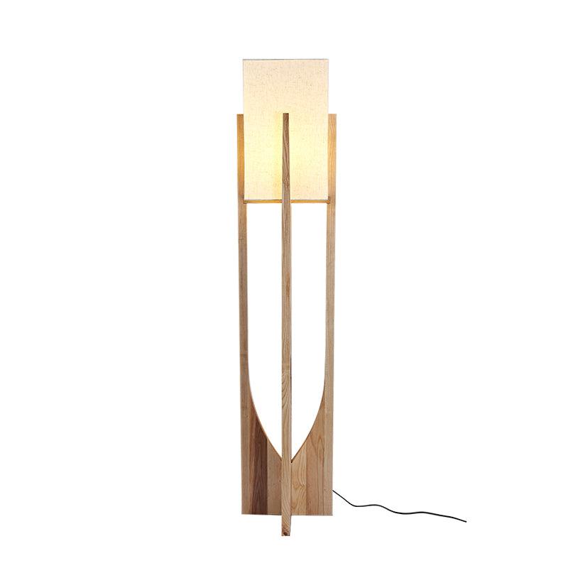 Fairbanks Floor Lamp Dia 11.8″ x H 57″ / Dia 30 cm x H 145 cm / Nature wood color / US plug Floor lamp