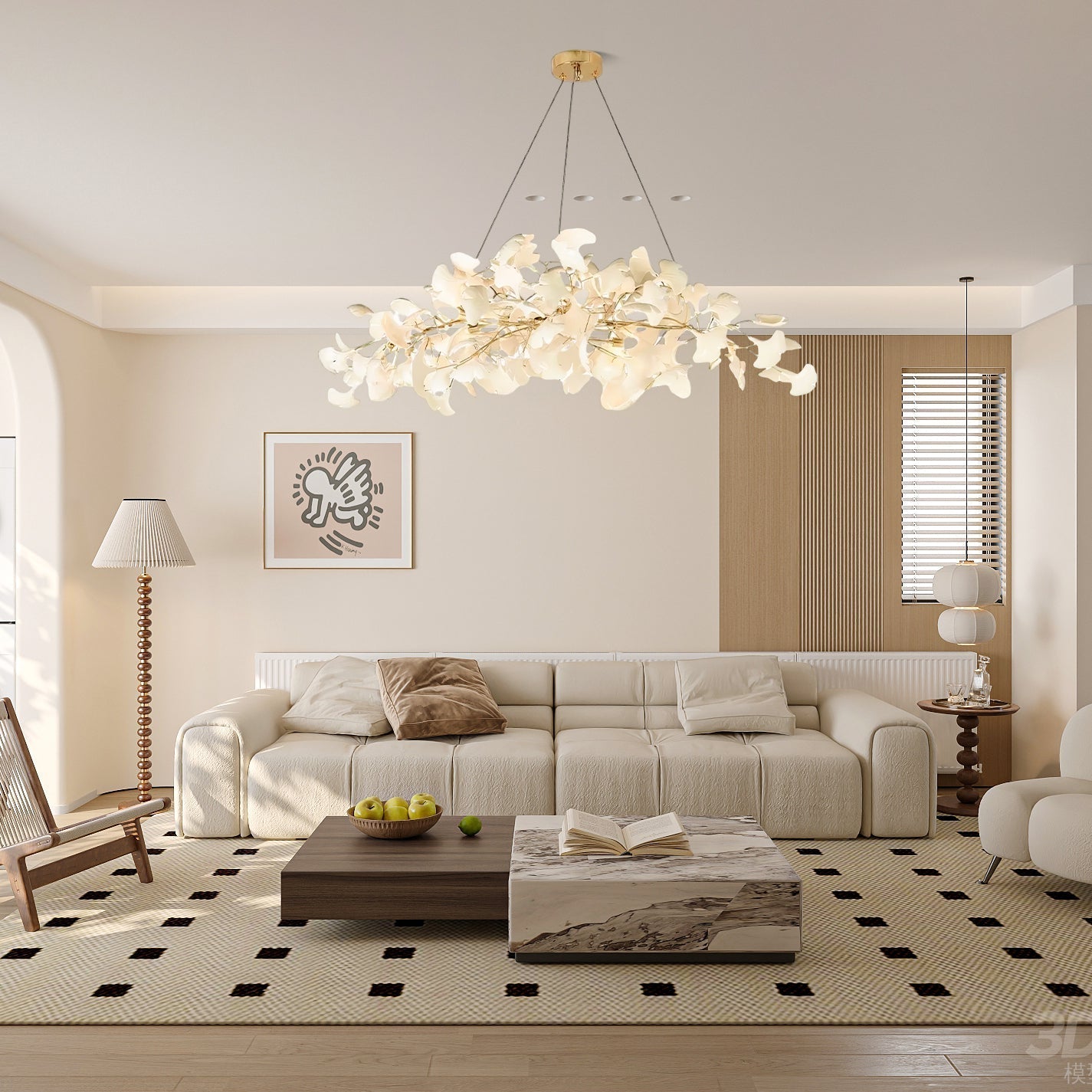 Gingko Chandelier N Chandelier