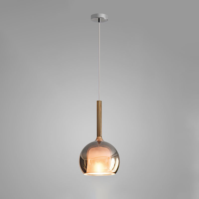 Glo Pendant Light ? 9.8″ x H 16.9″ / Dia 25cm x H 43cm / Gold Pendant light