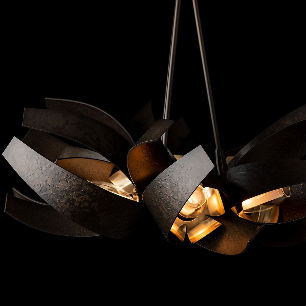 Corona Brass Accent Pendant