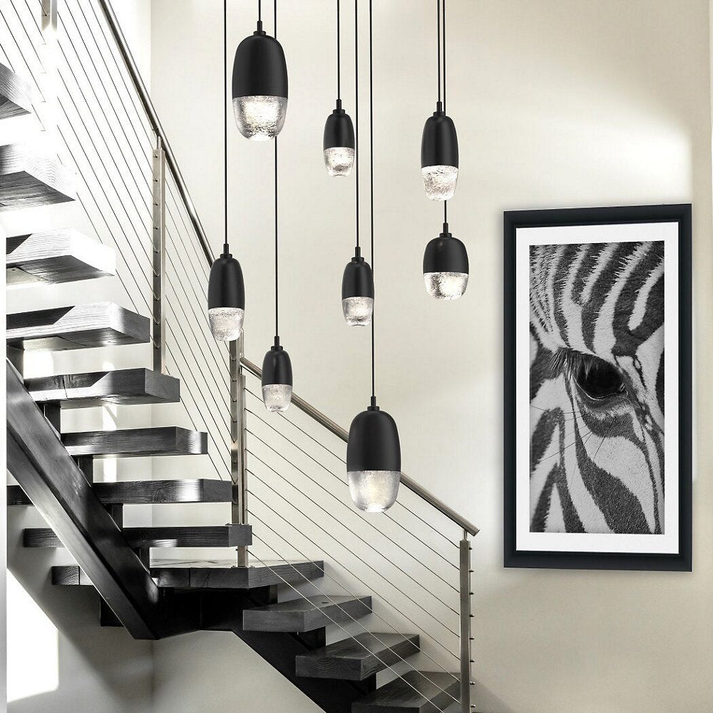Pebble LED Round Multi-Light Pendant