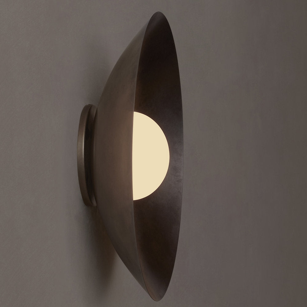 Arundel Orb Brass Slim Wall / Flushmount