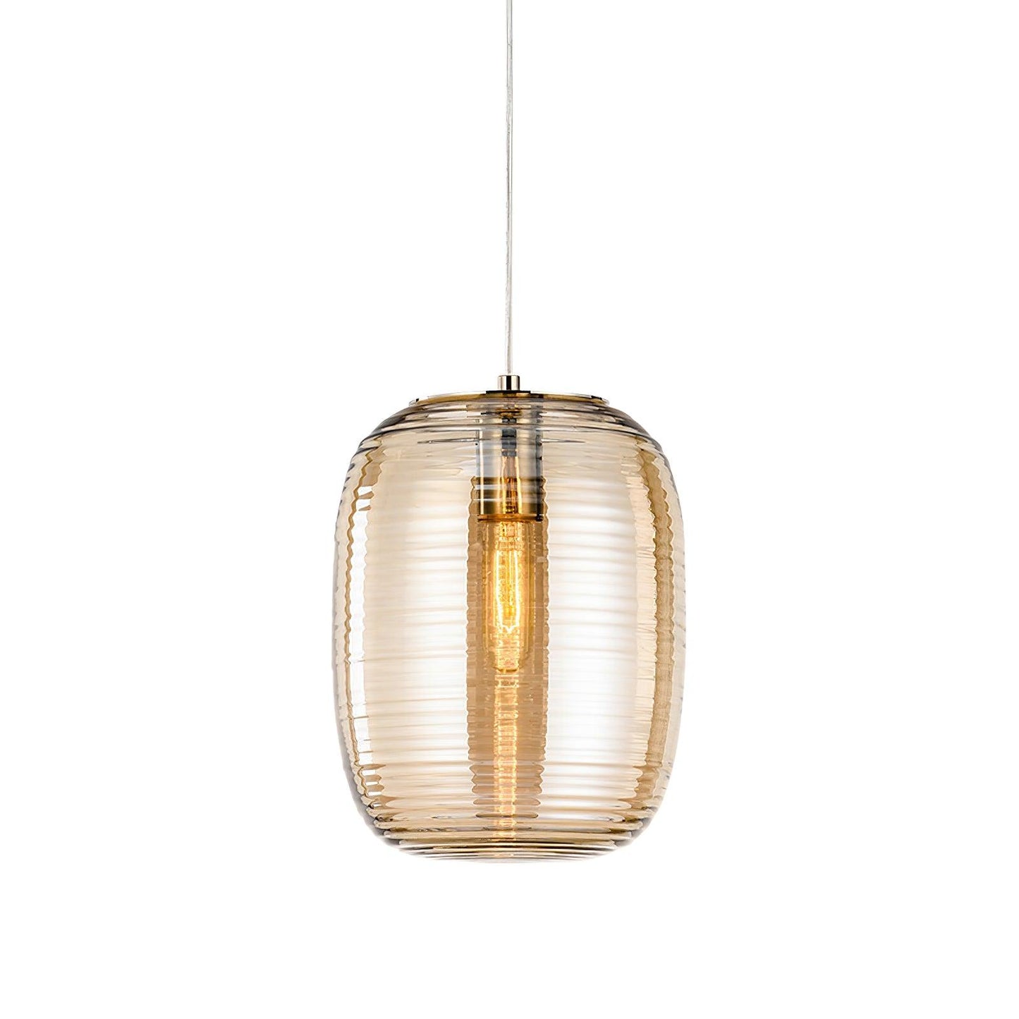 Joselina Glass Pendant Light Dia 9.8″ x H 11.8″ / Dia 25cm x H 30cm / Brown Pendant light