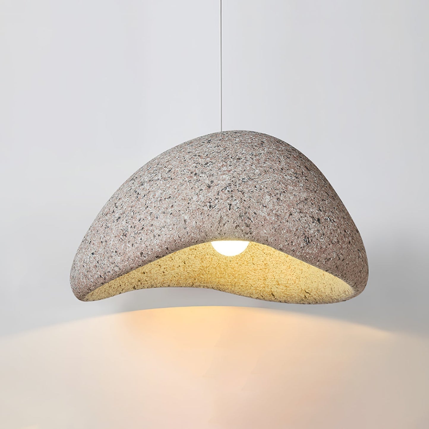 Khmara Halia Speckled Pendant Lamp Model B / ? 11.8″ x H 7.9″ / Dia 30cm x H 20cm / Spots Light pink Pendant light