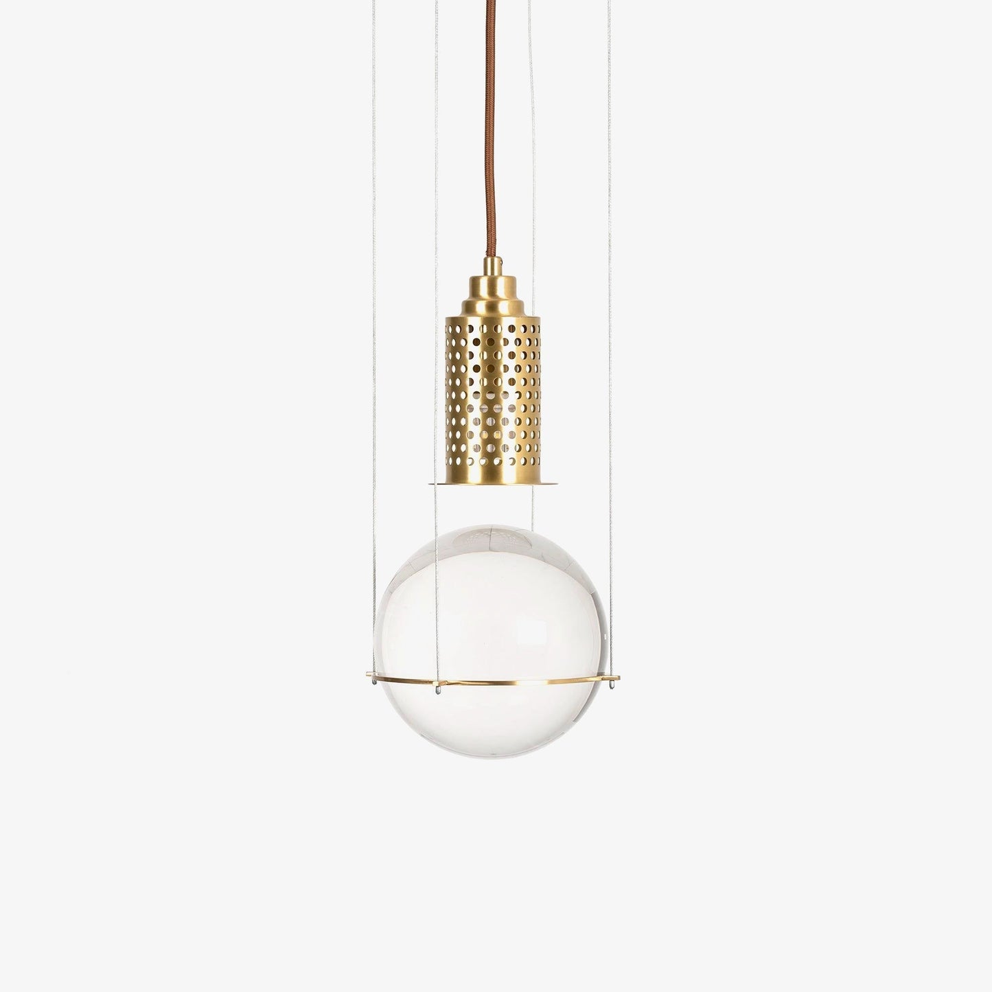 Le tre streghe Crystal Pendant Light Dia 5.9″ x H 59″ / Dia 15cm x H 150cm / Gold Pendant light