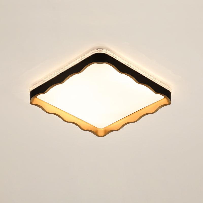 Lyric Ceiling Light Model B Dia 19.7″ x H 3.1″ / Dia 50cm x H 8cm / Black / Warm light Ceiling lamp