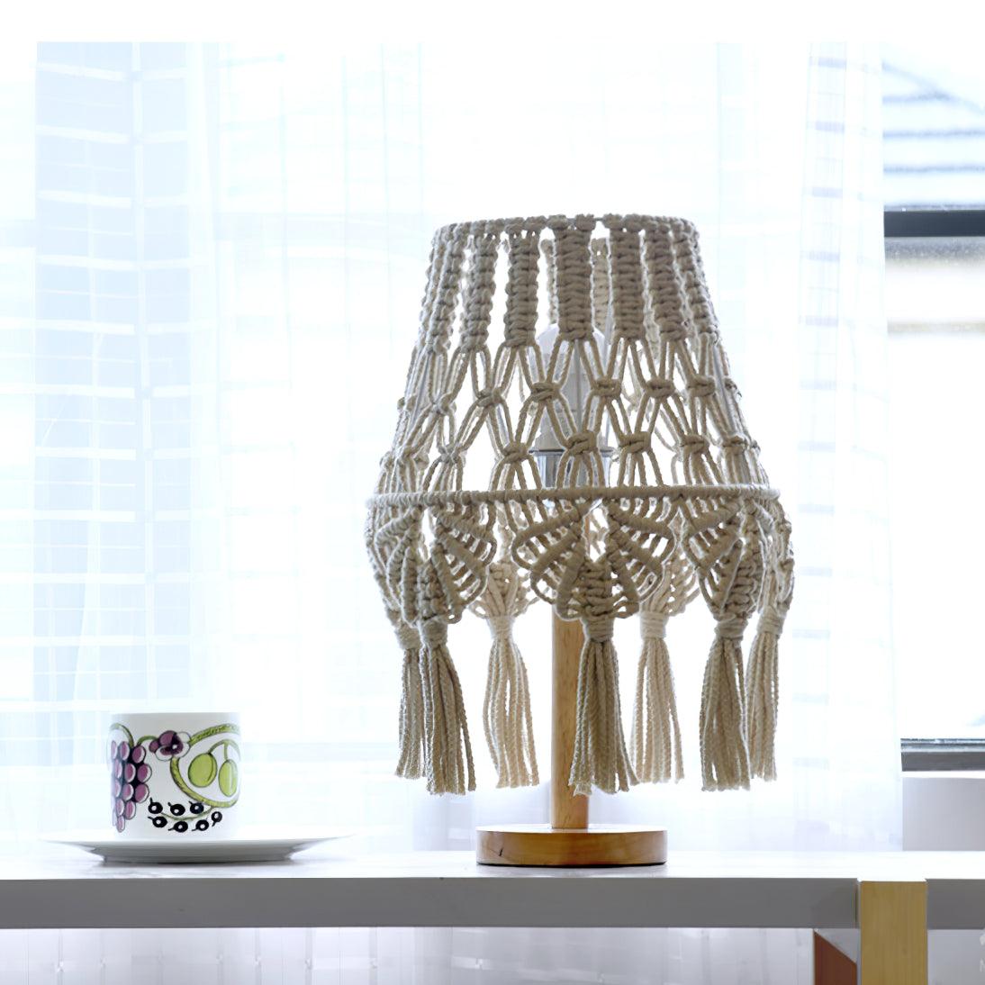 Macrame Table Lamp Table lamp