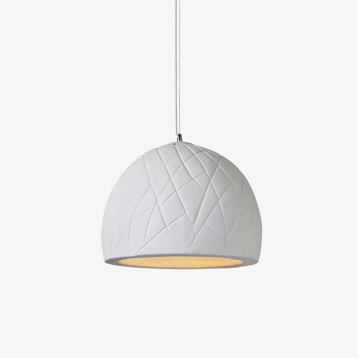 Malva Pendant Light Dia 11.8″ x H 12.2″ / Dia 30cm x H 31cm / White 灯具