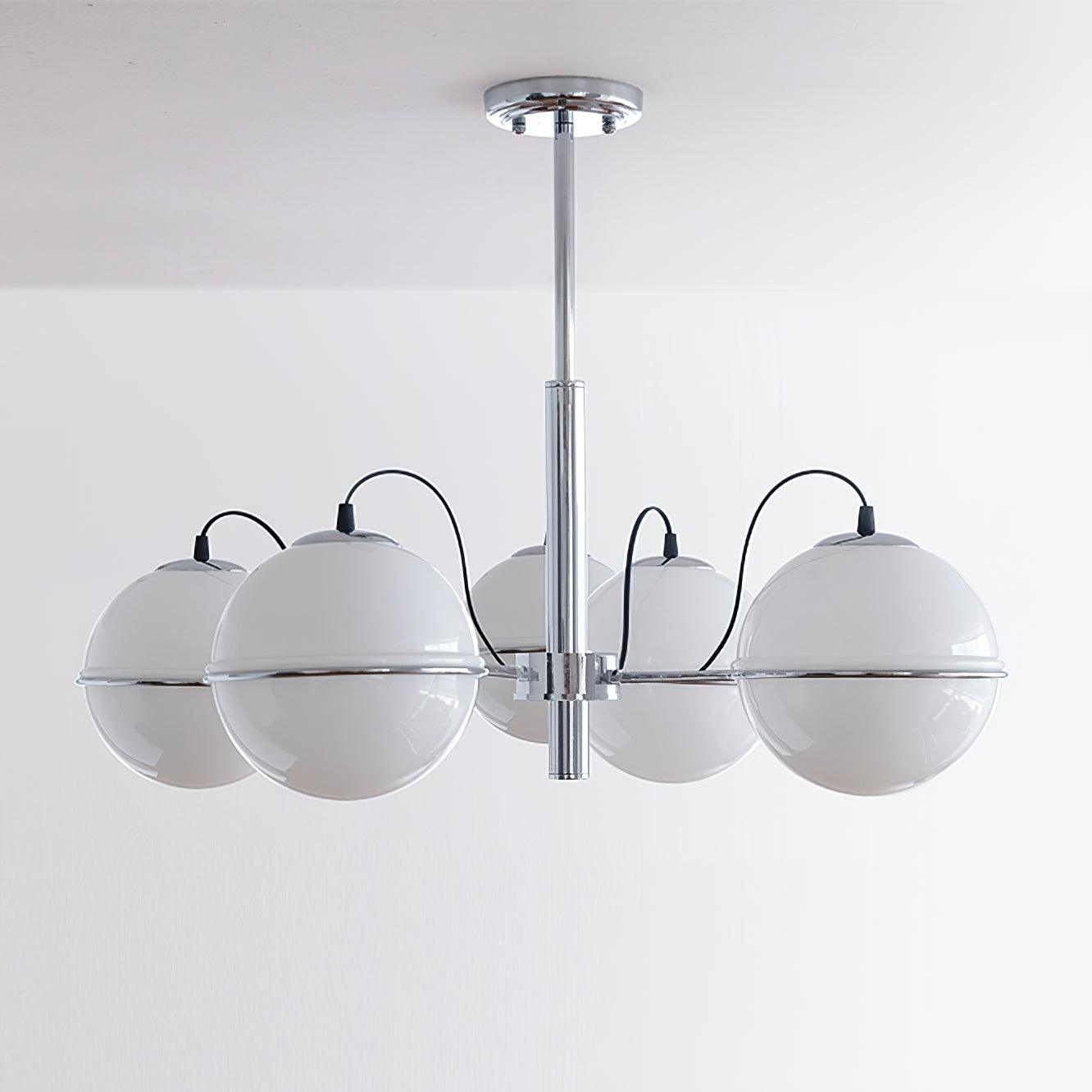 McCarren Chandelier 5 heads ? 27.6″ x H 11.8″ / Dia 70cm x H 30cm / Chrome Chandelier