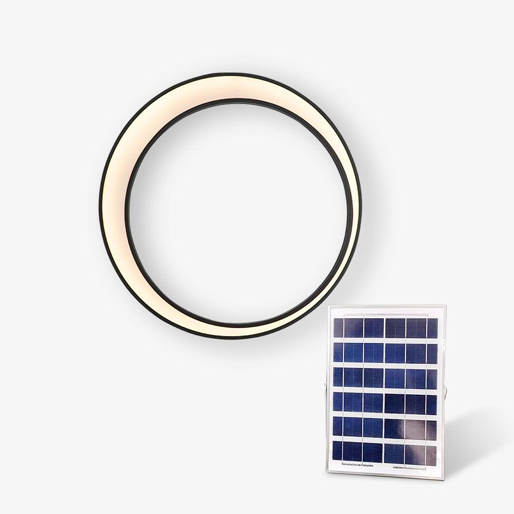 Moon Outdoor Wall Lamp Dia 23.6″ / Dia 60cm / Model B: Solar-Powered Version / Warm Light Wall lamp