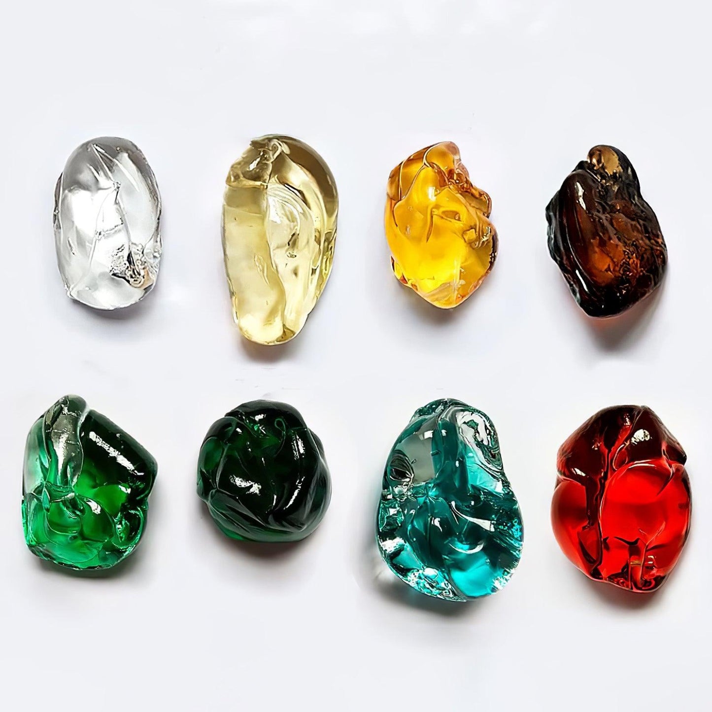 Multicolor Crystal Stone Chandelier Support customized drawings / 01-Clear Chandelier