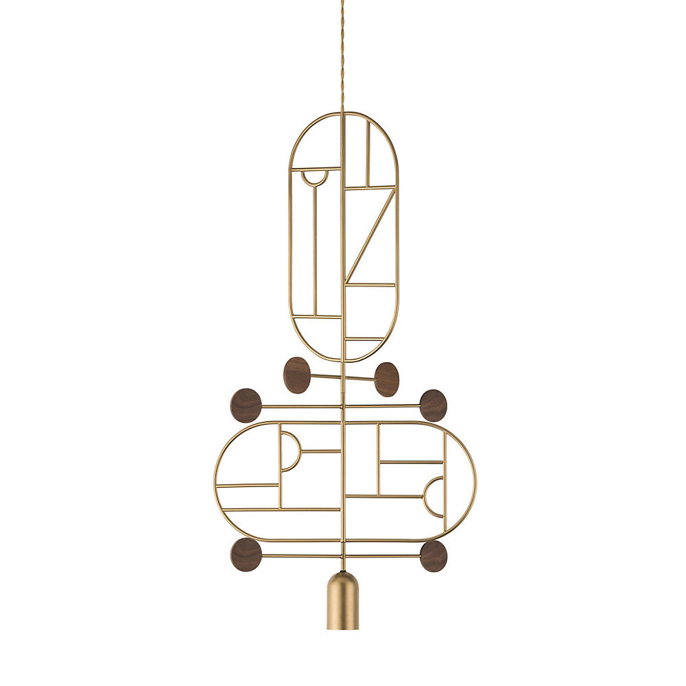 Wooden Dots S13 Pendant