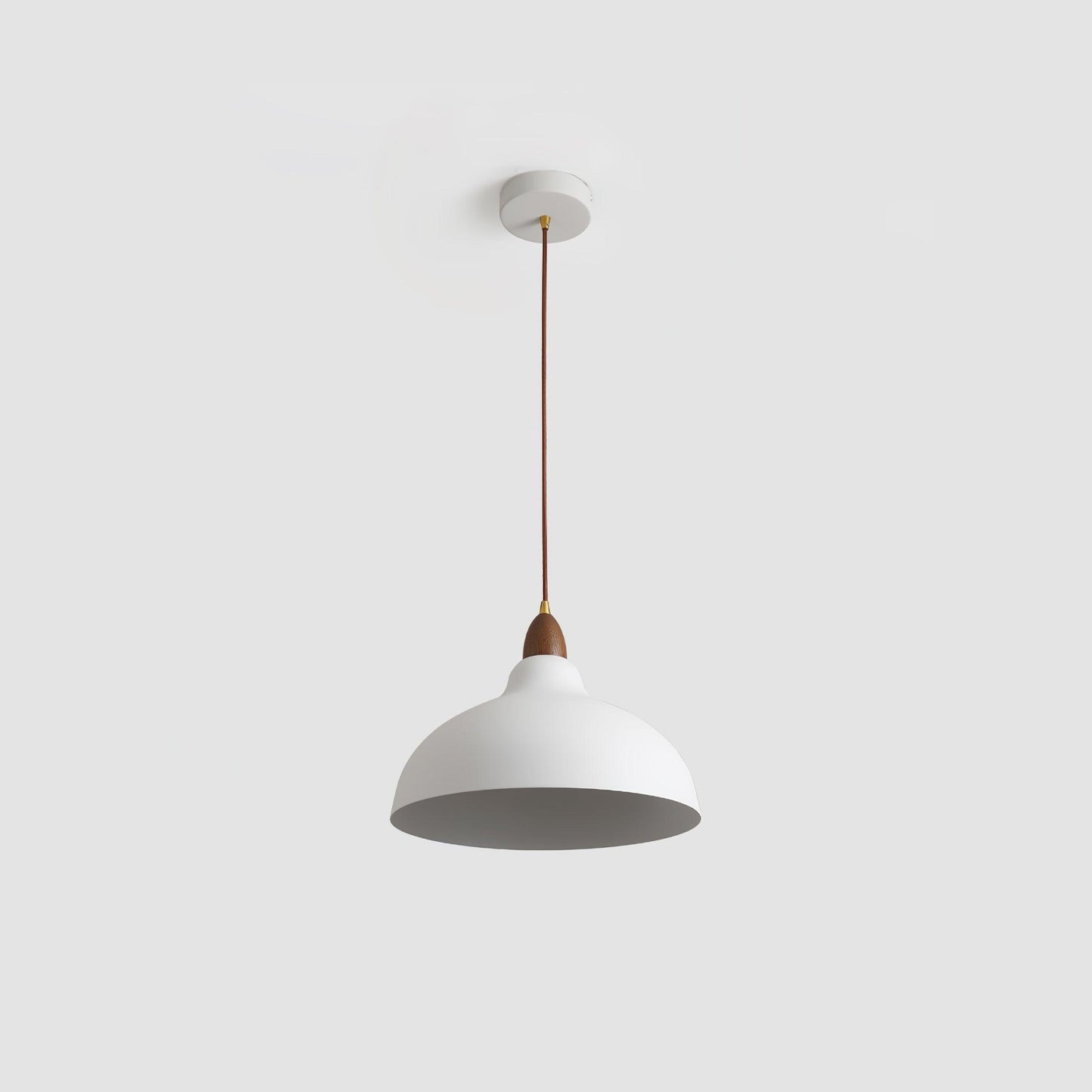 Natural Rustic Pendant Lamp Dia 13.8″ x H 11.8″ / Dia 35cm x H 30cm / White Pendant light