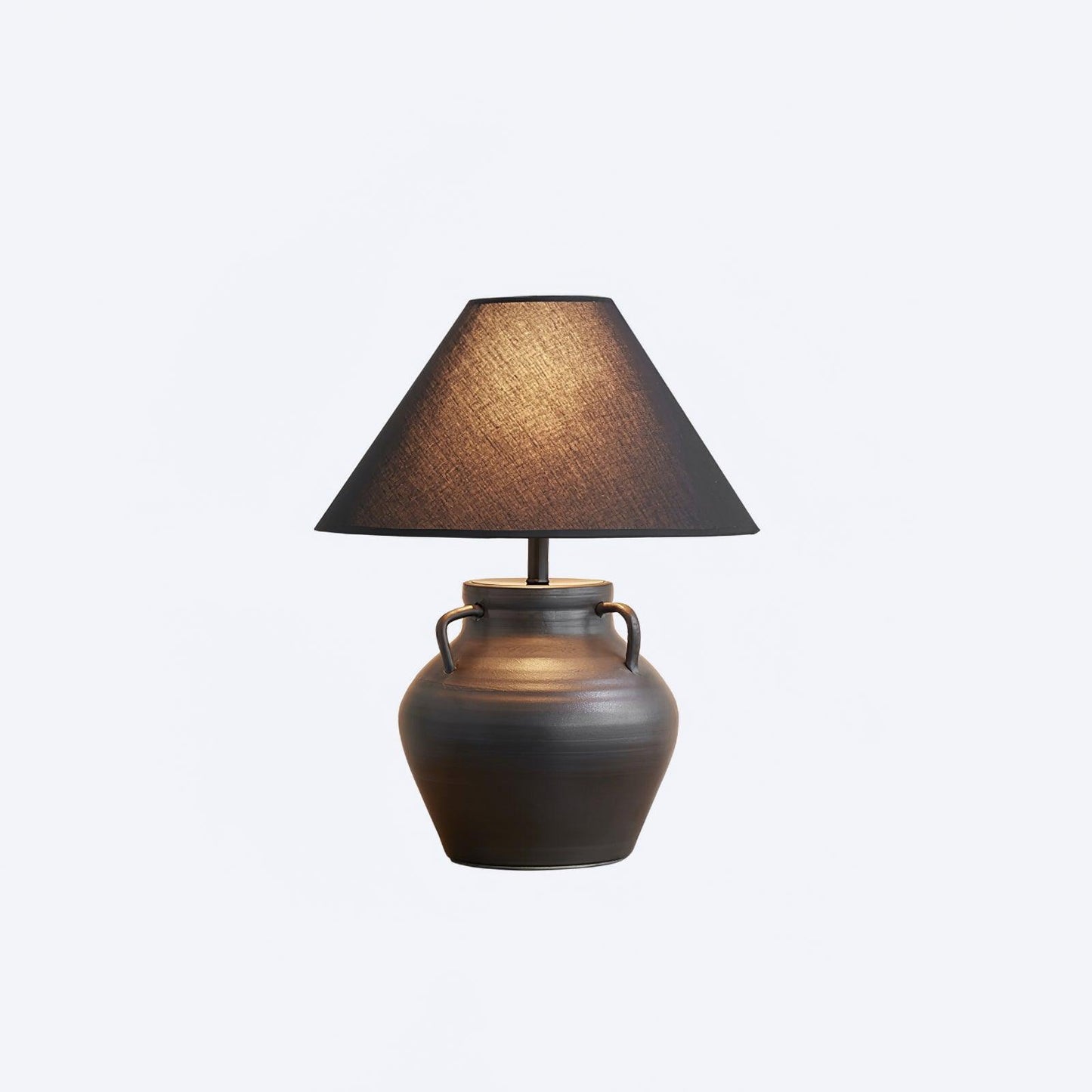 Old Wine Pot Table Lamp Dia 15.7″ x H 18.1″ / Dia 40cm x H 46cm / Black / US plug Table lamp