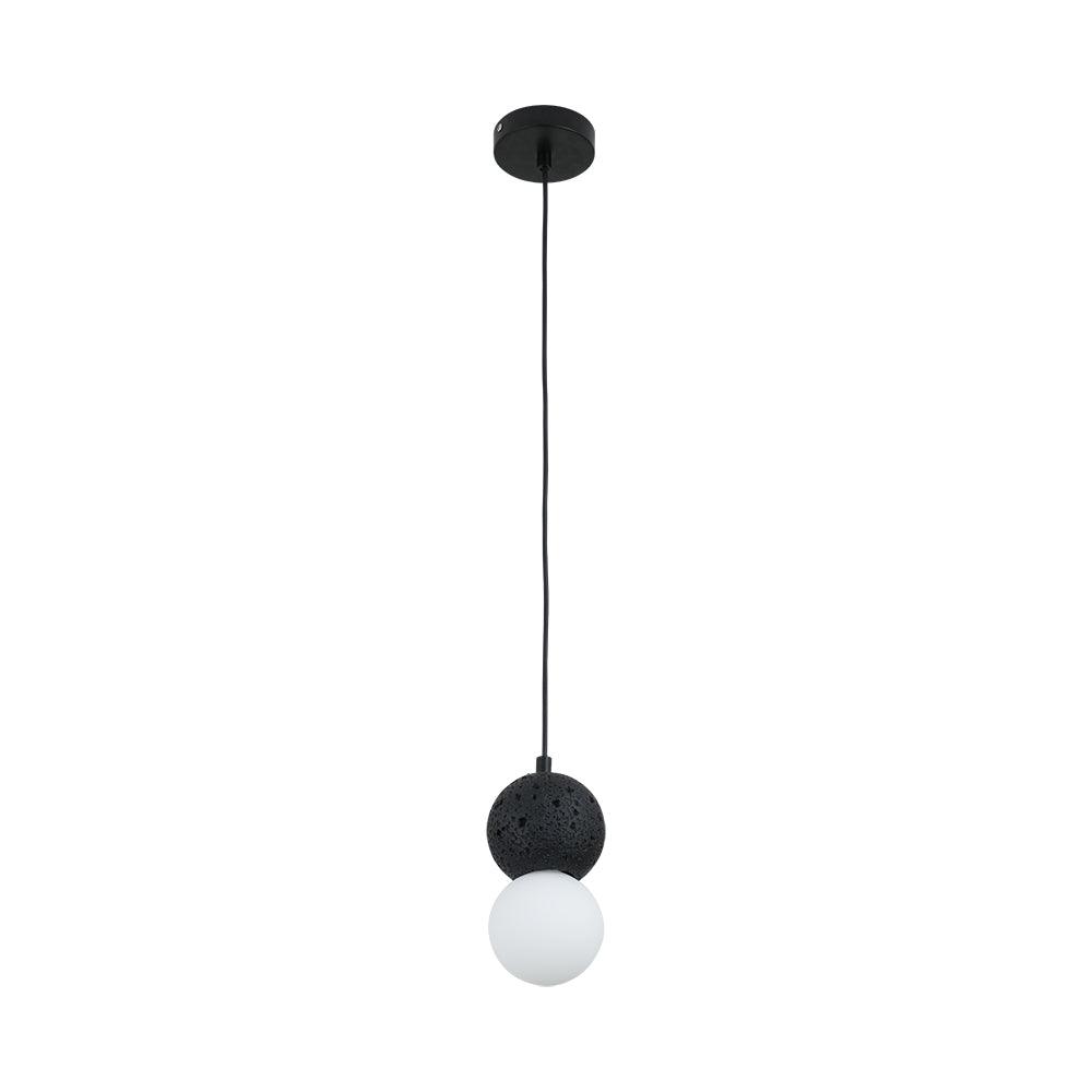 Origo Pendant Lamp ? 3.9″ x H 9.8″ / Dia 10cm x H 25cm / Black & White Pendant light