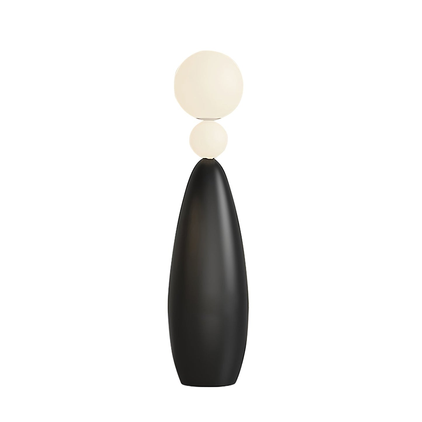 Orion Sphere Floor Lamp Dia 15″ x H 61″ / Black & White / US Plug Floor lamp