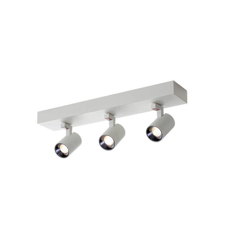 POG Double Linear Spotlight 3 heads: L 18.9″ x W 3.5″ x H 5.3″ / L 48cm x W 9cm x H 13.5cm / White / Warm Light Ceiling