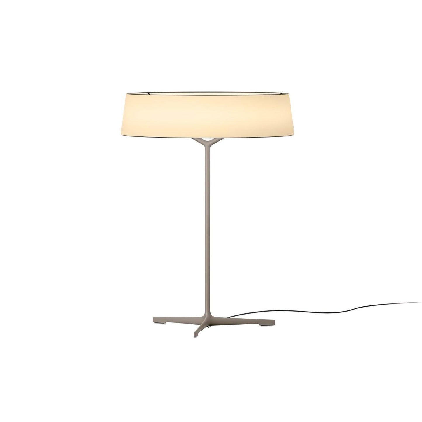 Paper Glow Circular Table Lamp ? 17.7″ x H 24″ / Dia 45cm x H 61cm / Grey & White / Warm Light / US Plug Table lamp