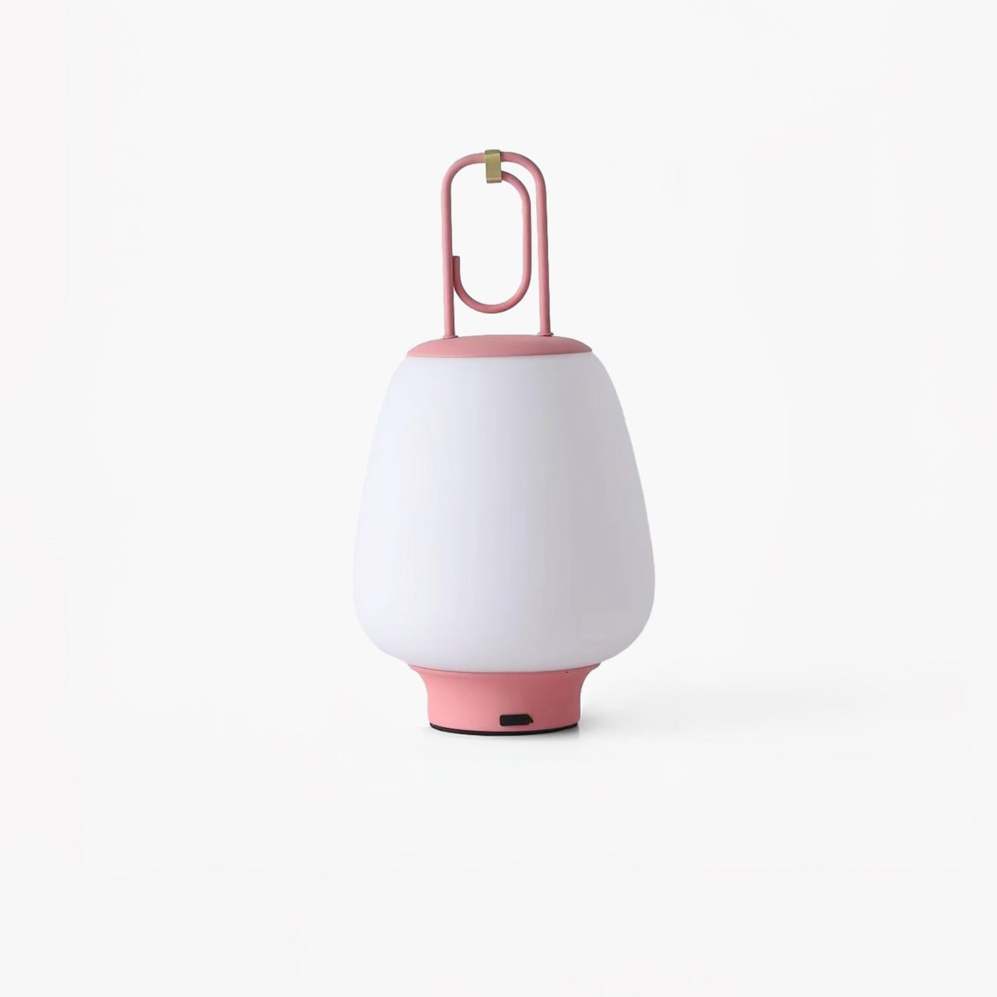 Portable Lantern Built-in Battery Table Lamp ? 6.3″ x H 11″ / Dia 16cm x H 28cm / Pink & White / Warm Light Table lamp