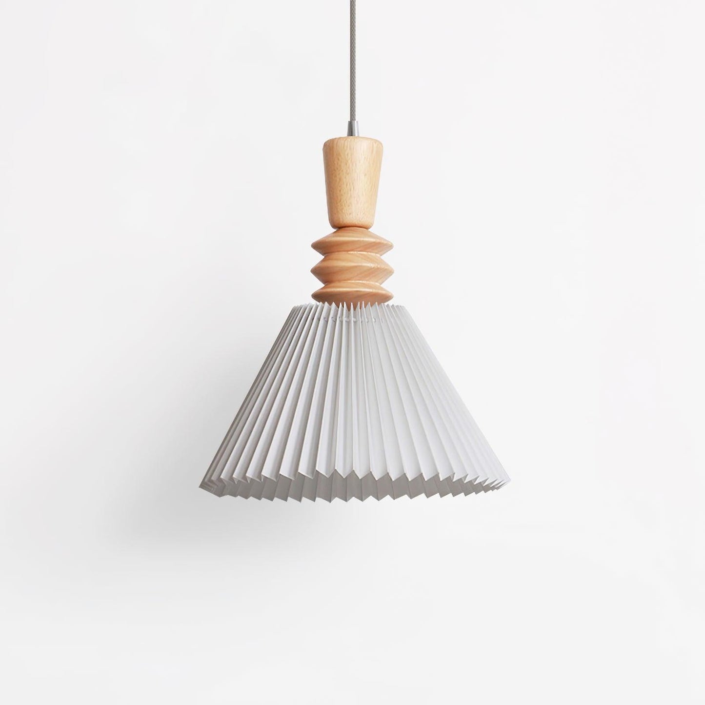 Prairie Pendant Light Model C: Dia 11″ x H 12.2″ / Dia 28cm x H 31cm / White Pendant light