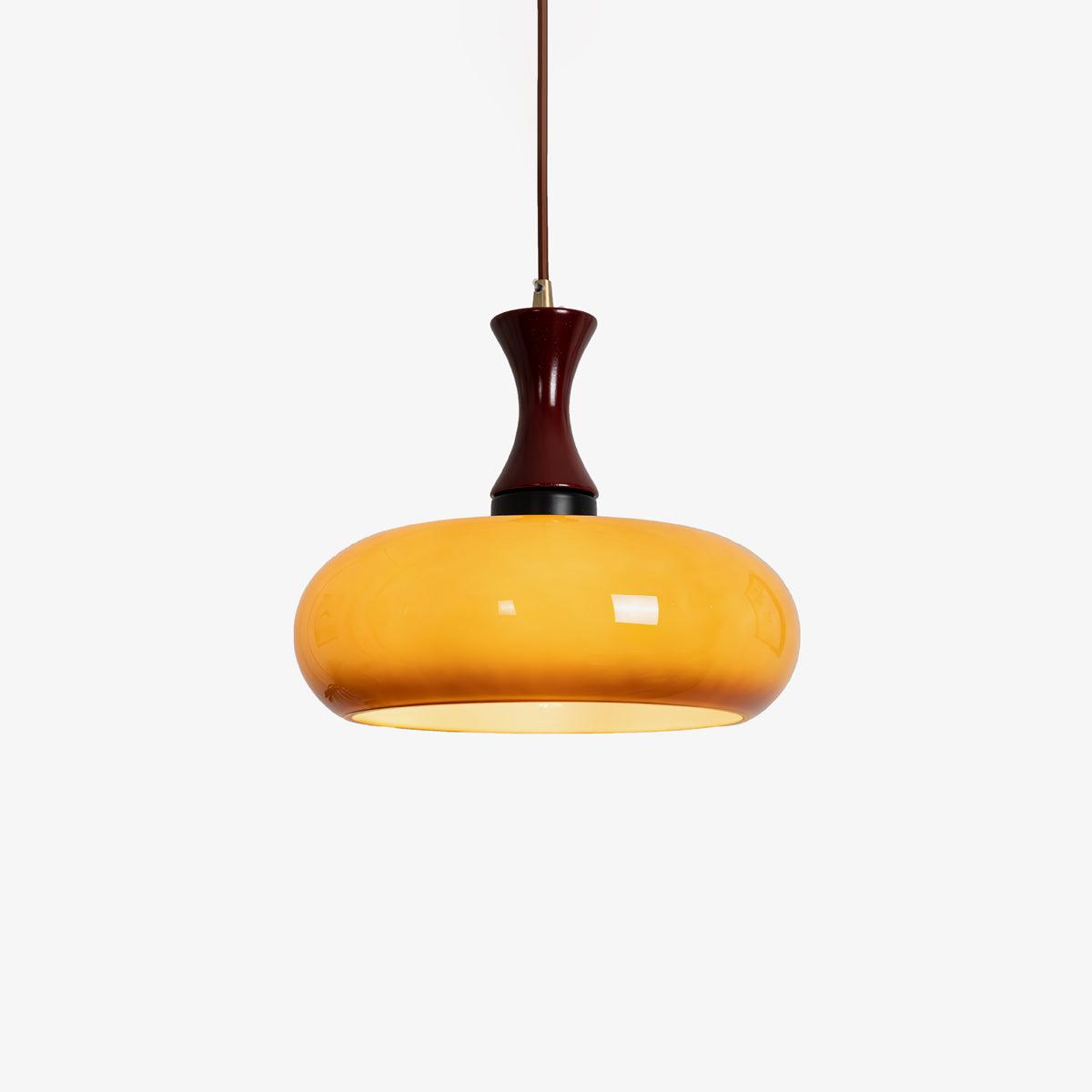 Quadri Foglio Pendant Lamp Dia 11″ x H 10.2″ / Dia 28cm x H 26cm / Yellow Pendant light