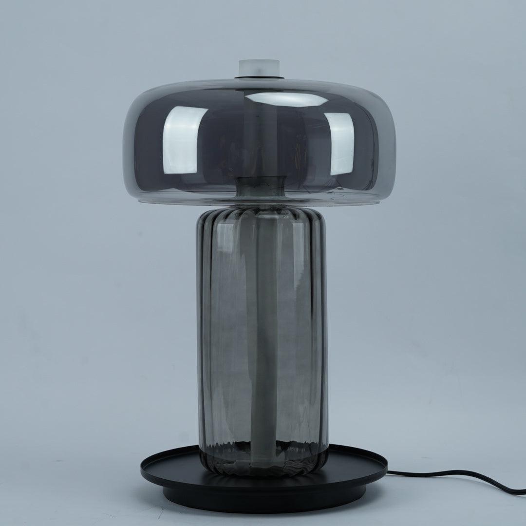 Rapanui Table Lamp Dia 13″ x H 18.1″ / Dia 33cm x H 46cm / Smoky gray / US plug Table lamp