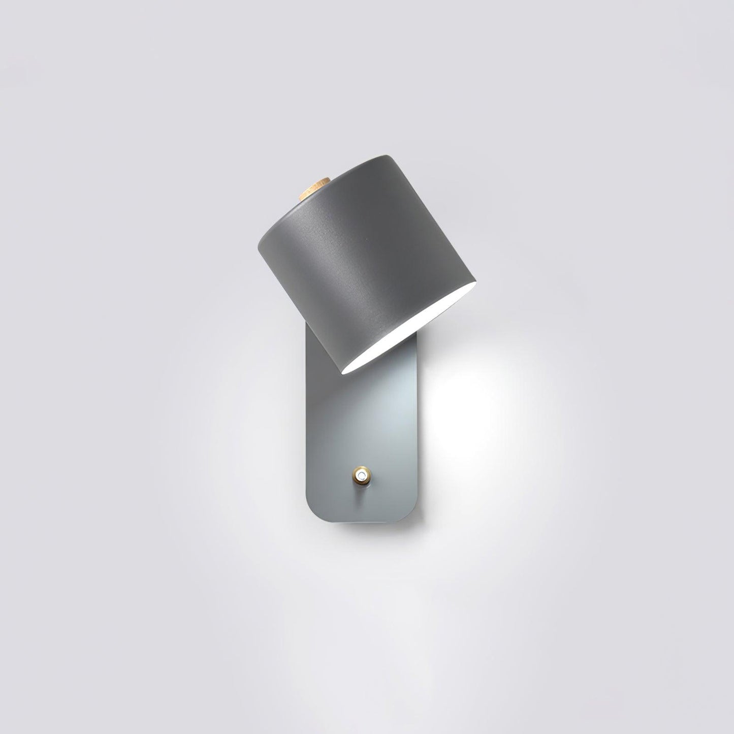 Rotatable Cylinder Wall Lamp Dia 5.1″ x H 11.8″ / Dia 13cm x H 30cm / Grey Wall lamp